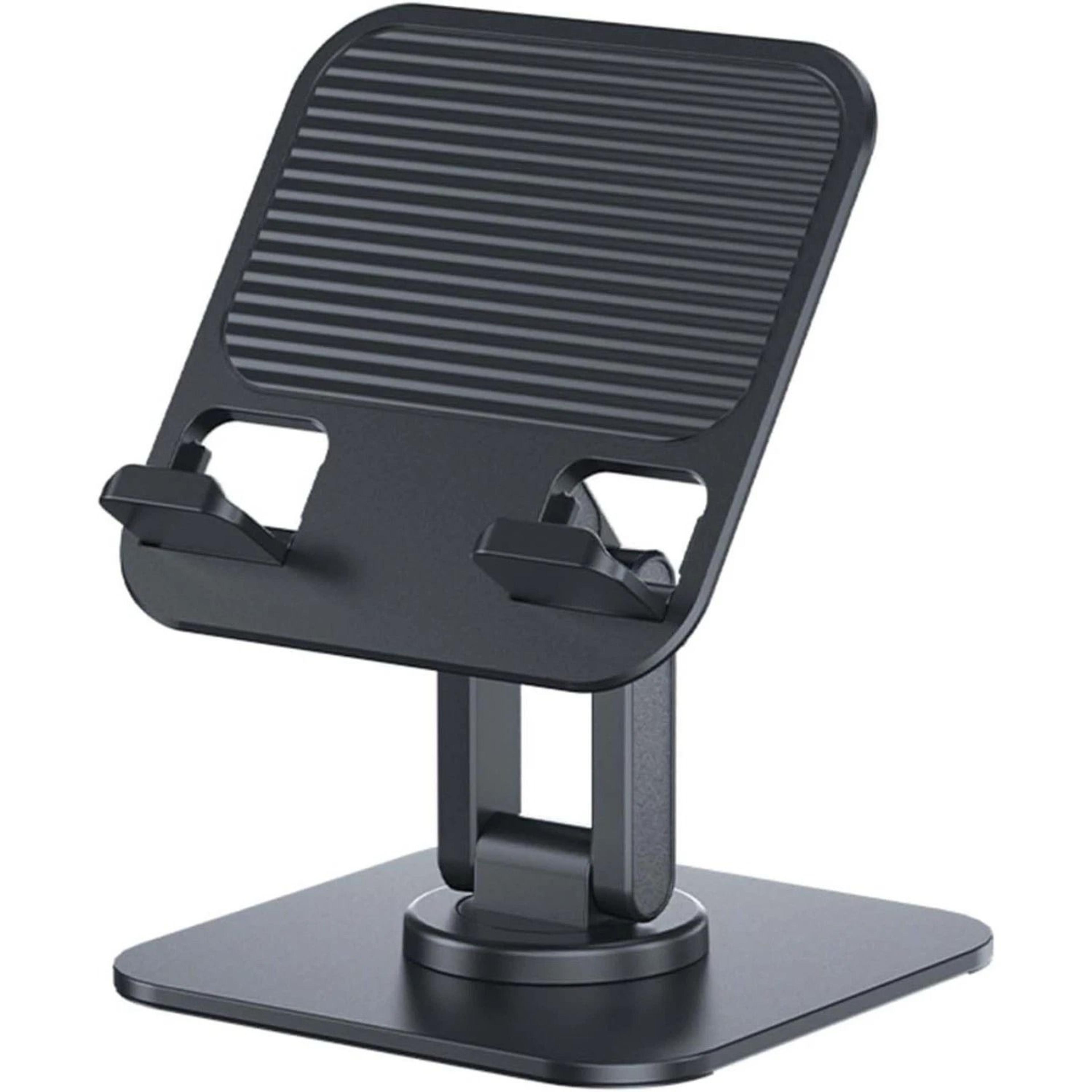 aluminum adjustable tablet stand - foldable desktop holder for tablets, & smartphones