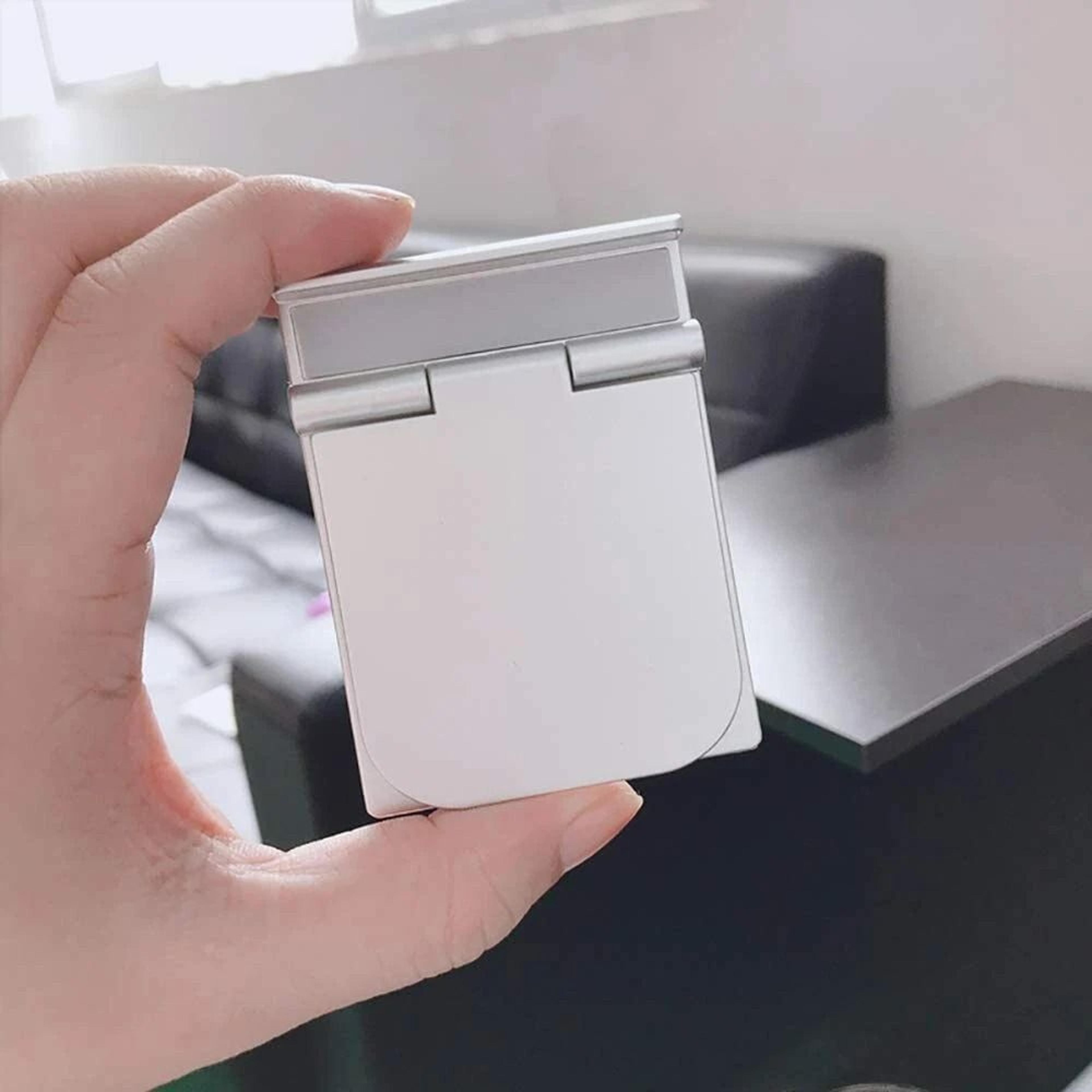 foldable phone and tablet stand – adjustable desktop holder