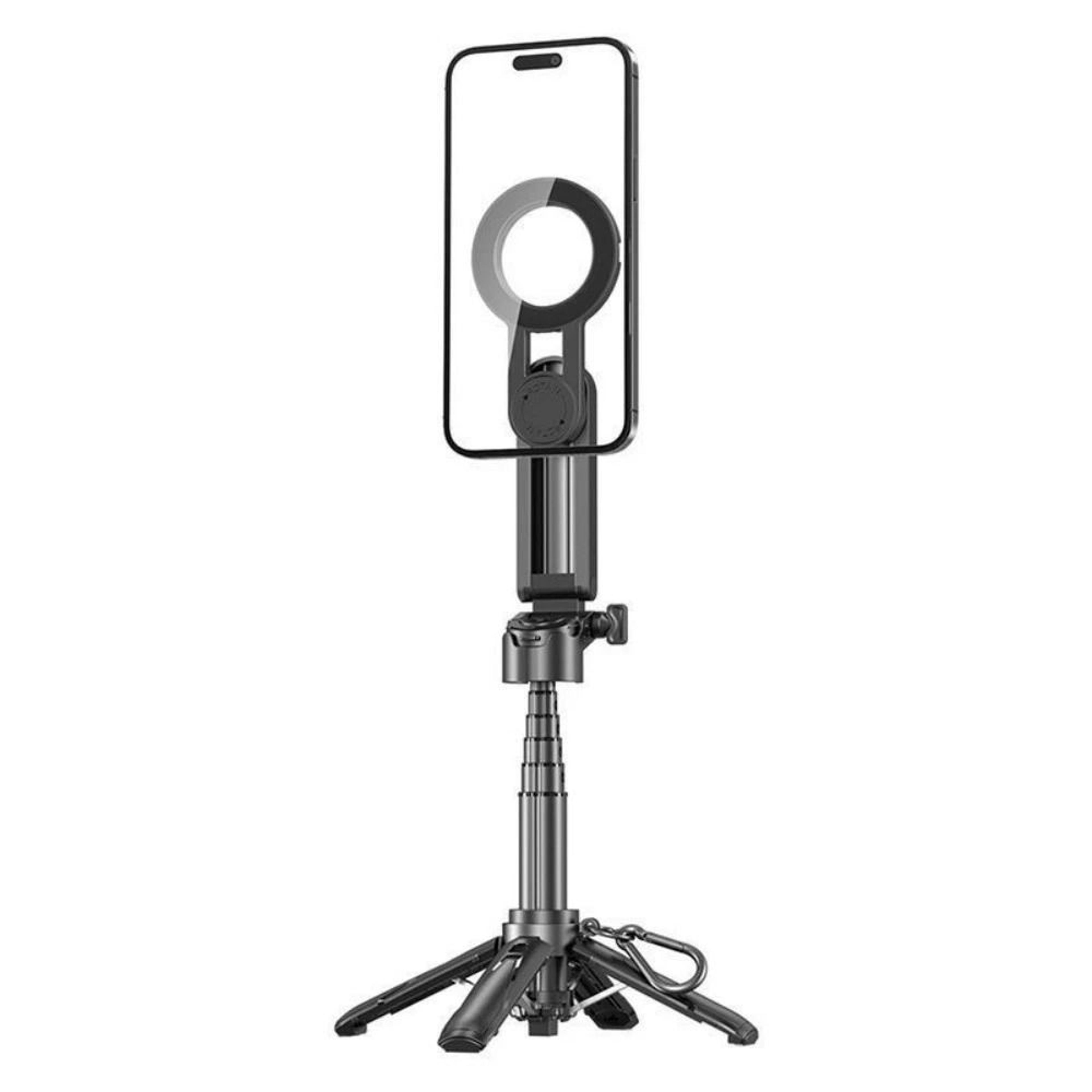 portable selfie stick tripod with bluetooth remote