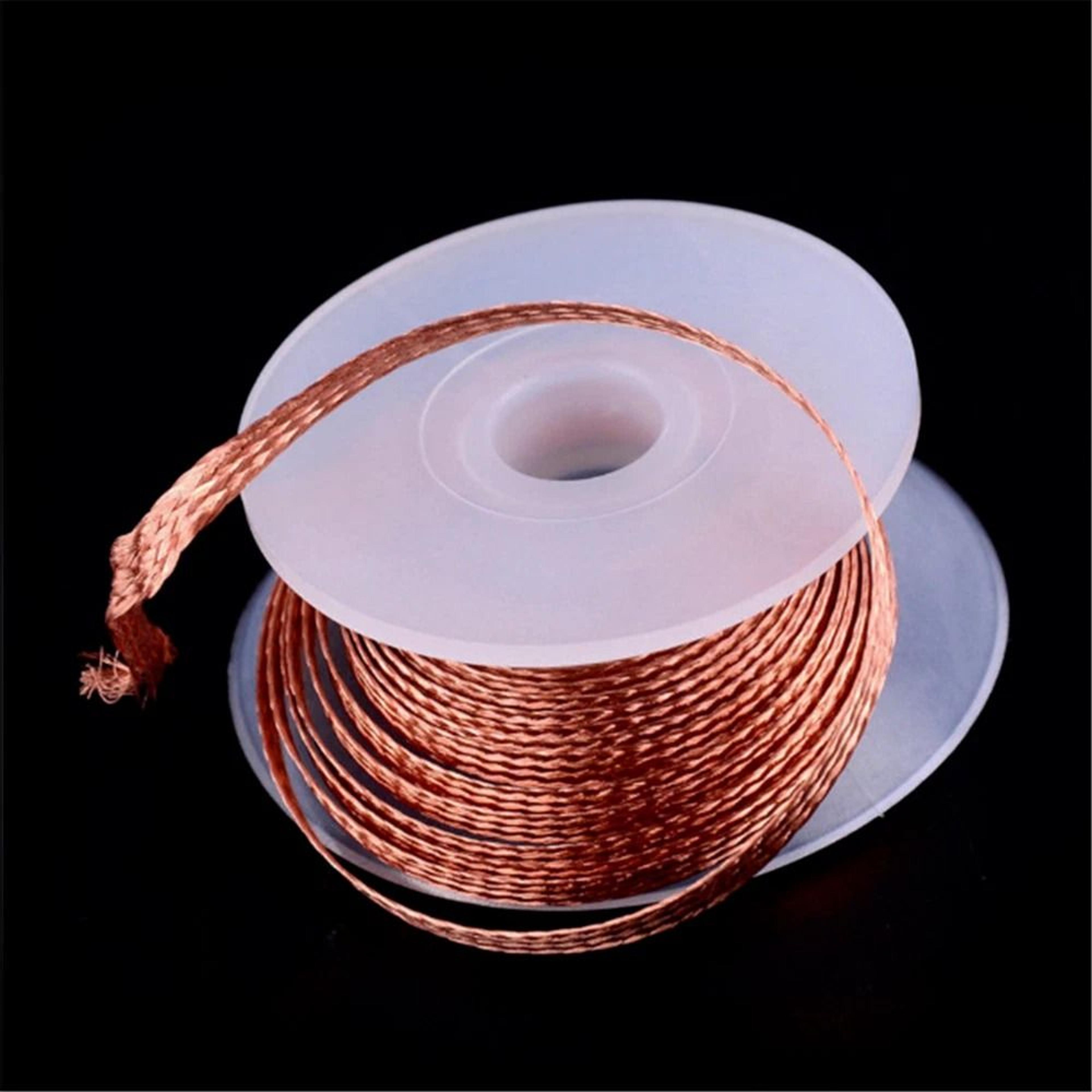 desoldering braid wick wire repair tool - solder remover for electronics