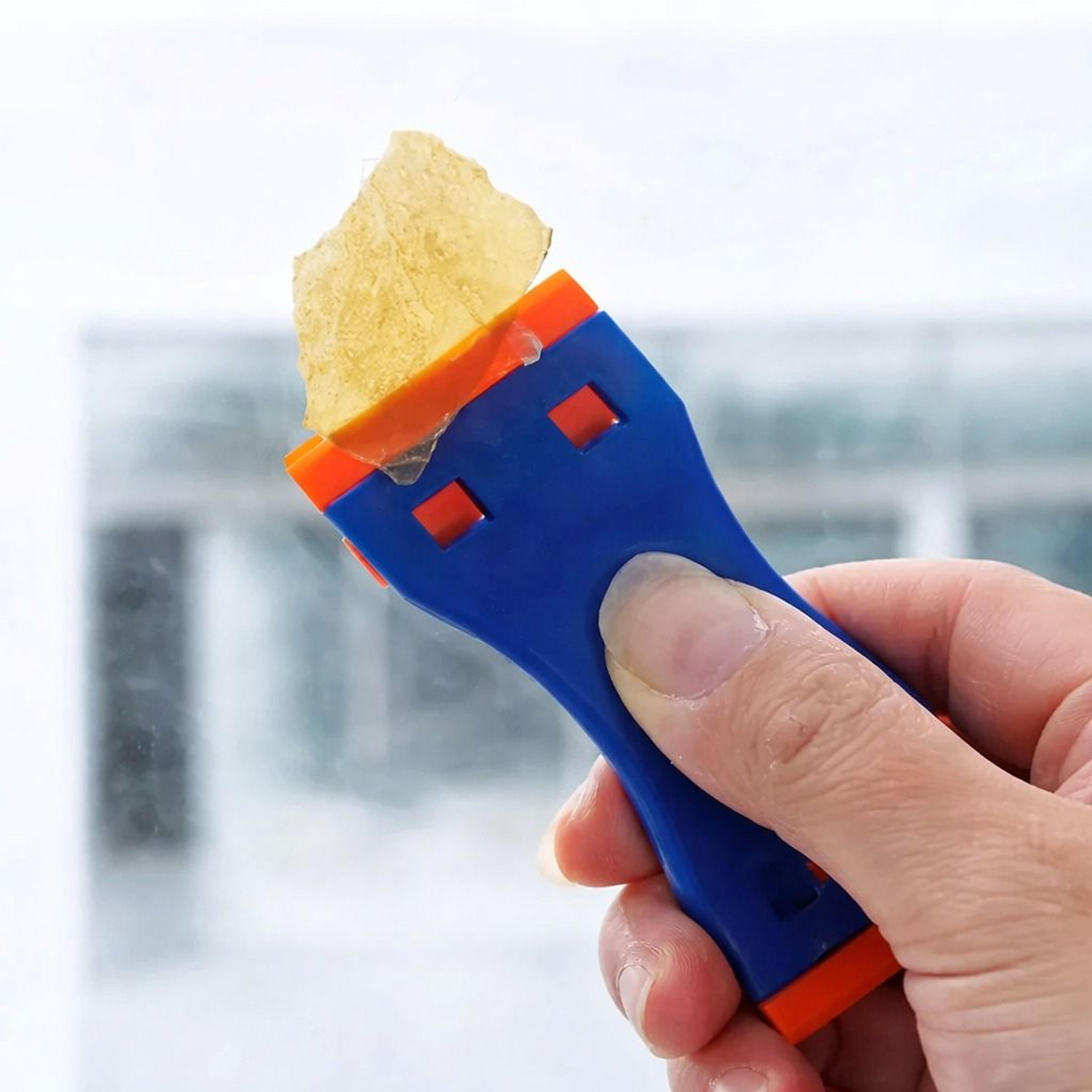 plastic razor blade scraper tool ergonomic design for safe and effective scraping