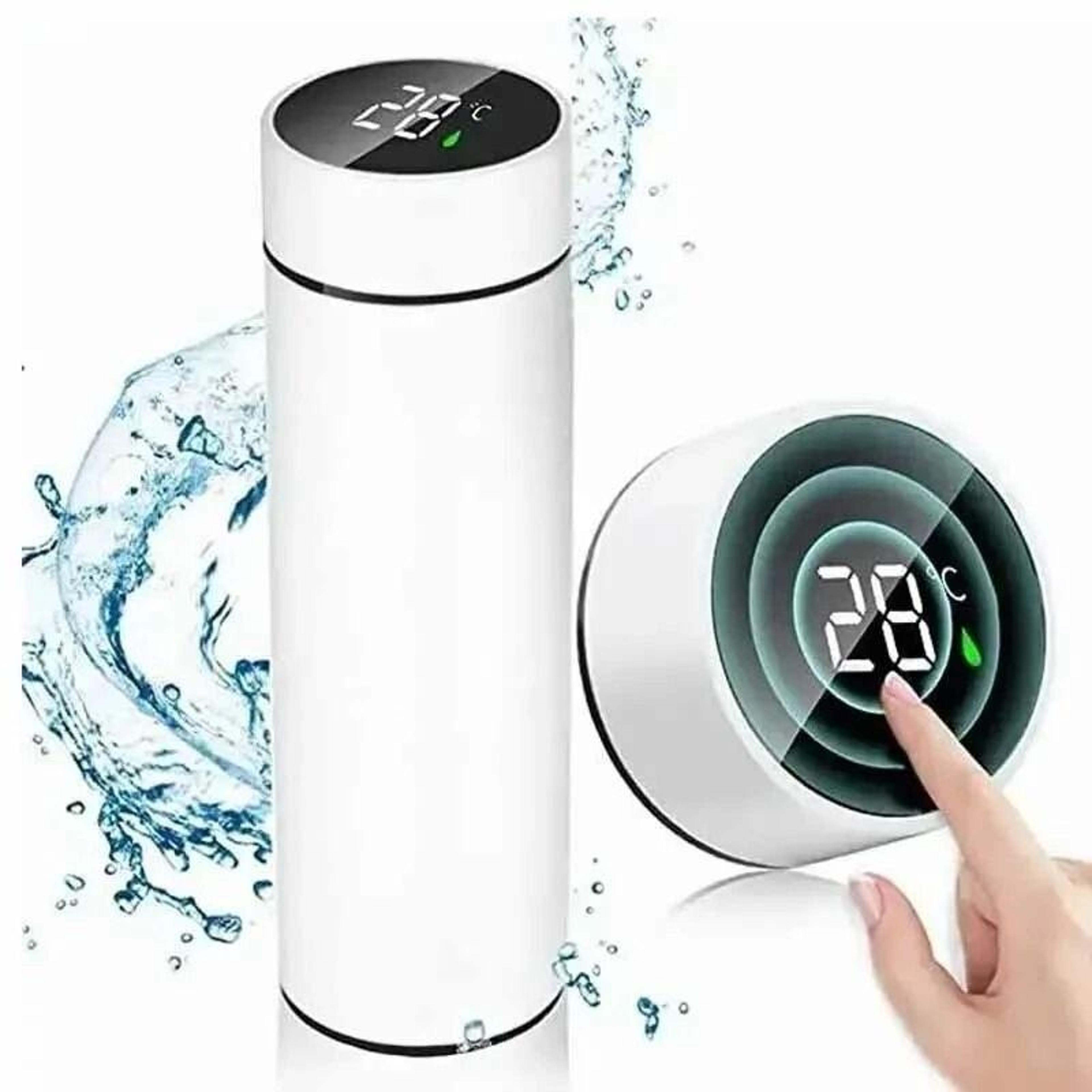 smart thermo coffee & sports water bottle with temperature display hot & cold beverage container