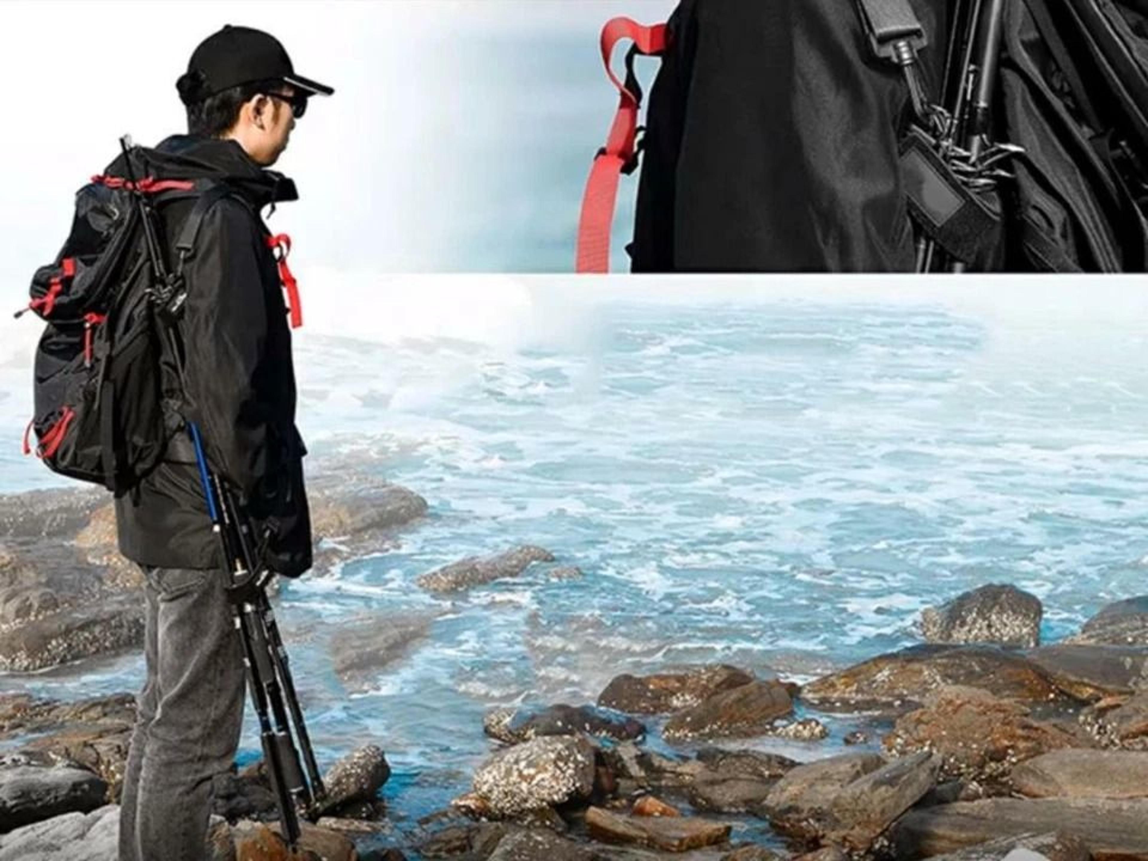 adjustable fishing rod carrier strap shoulder belt tackle holder for easy travel