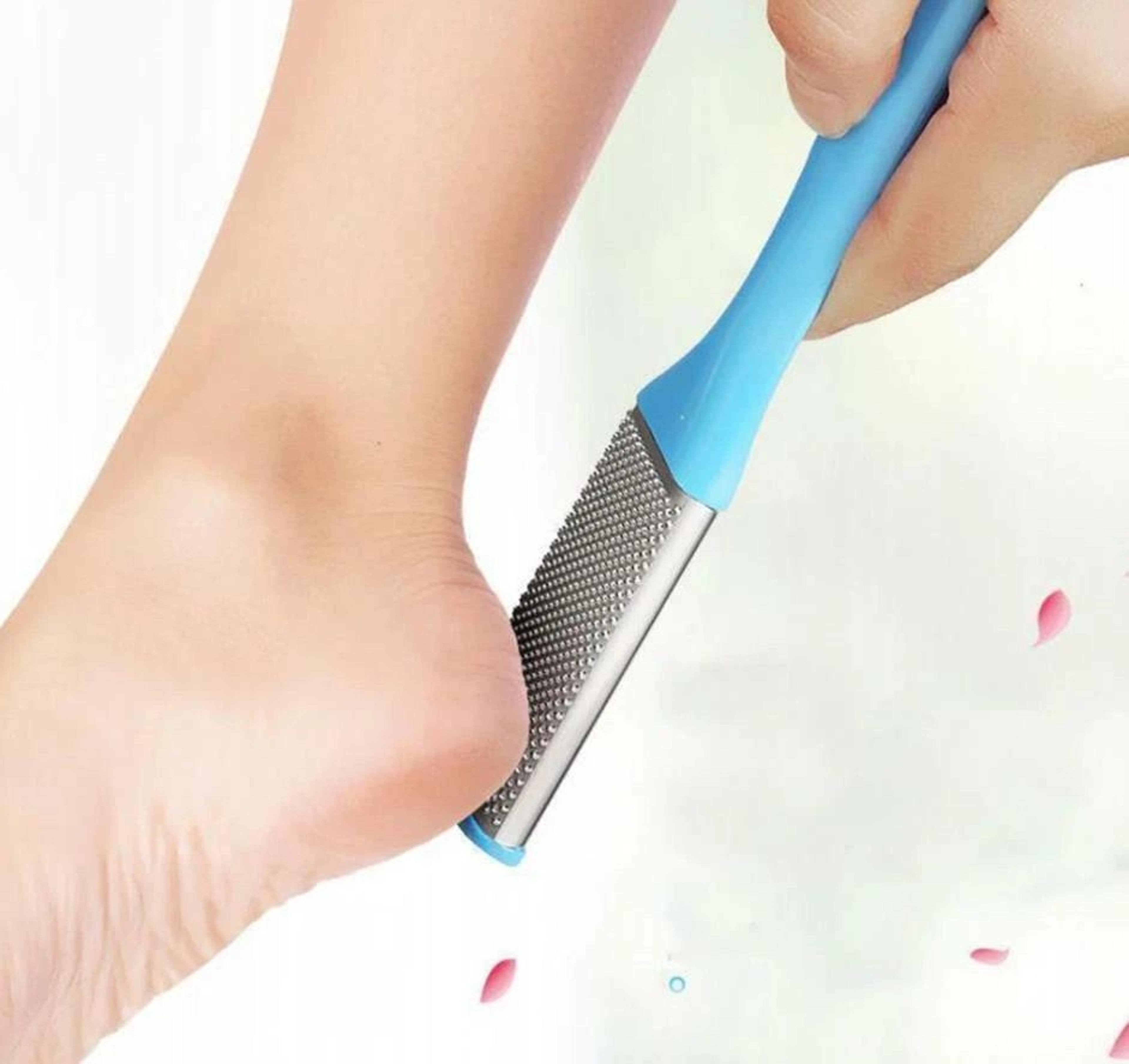 professional double sided callus remover & foot scrubber for smooth feet