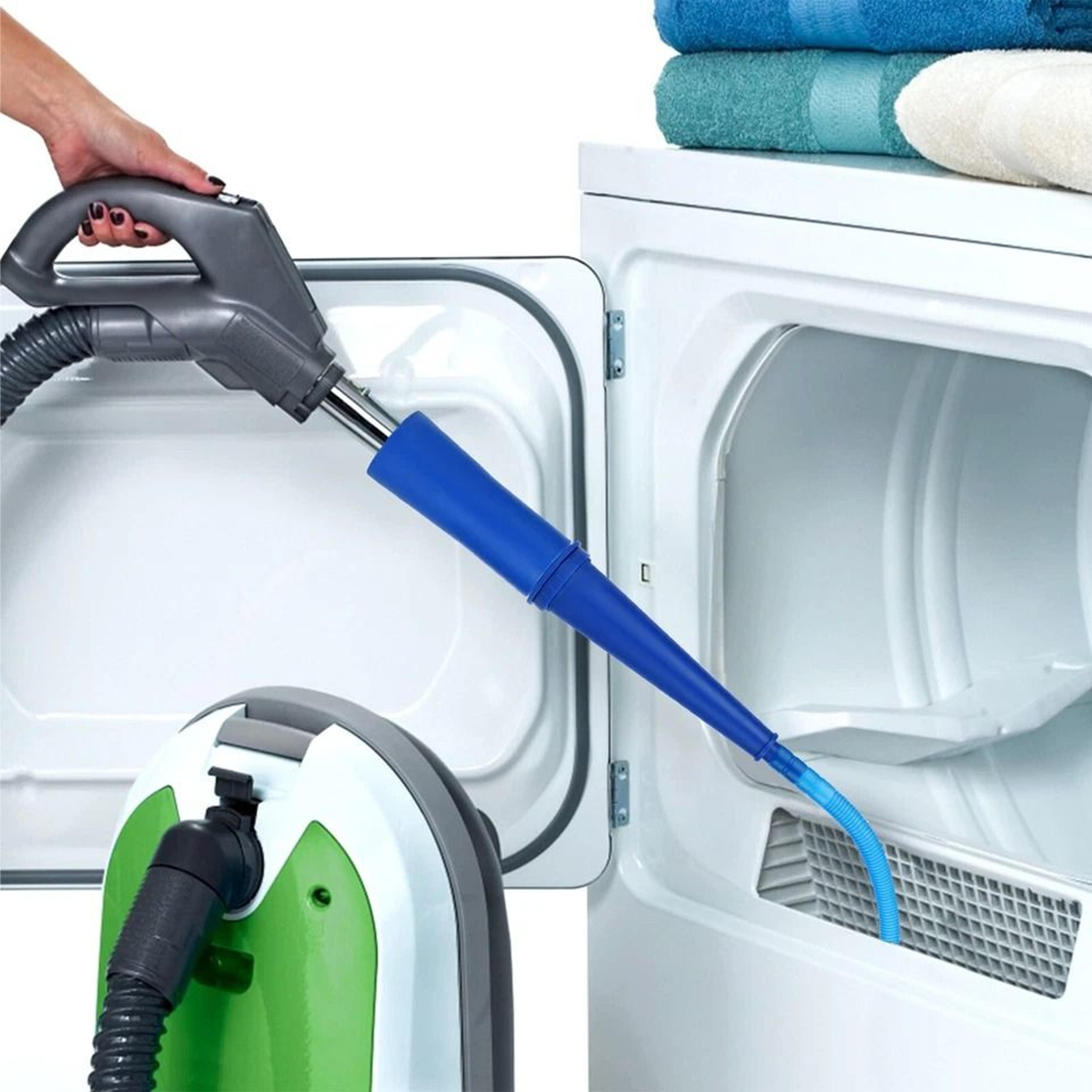 dryer vent cleaner kit with vacuum hose attachment lint remover & power washer