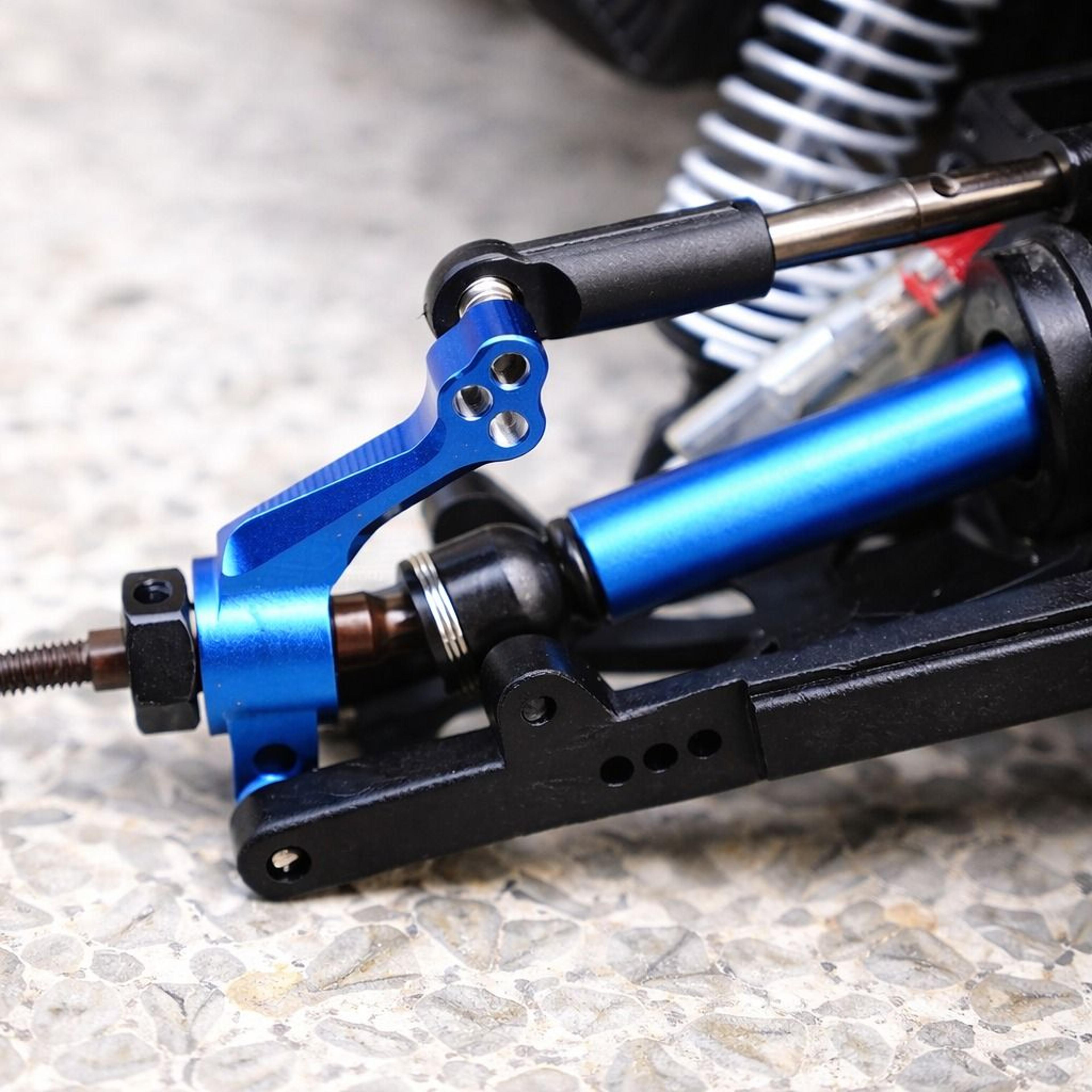 aluminum front caster blocks and rear stub axles