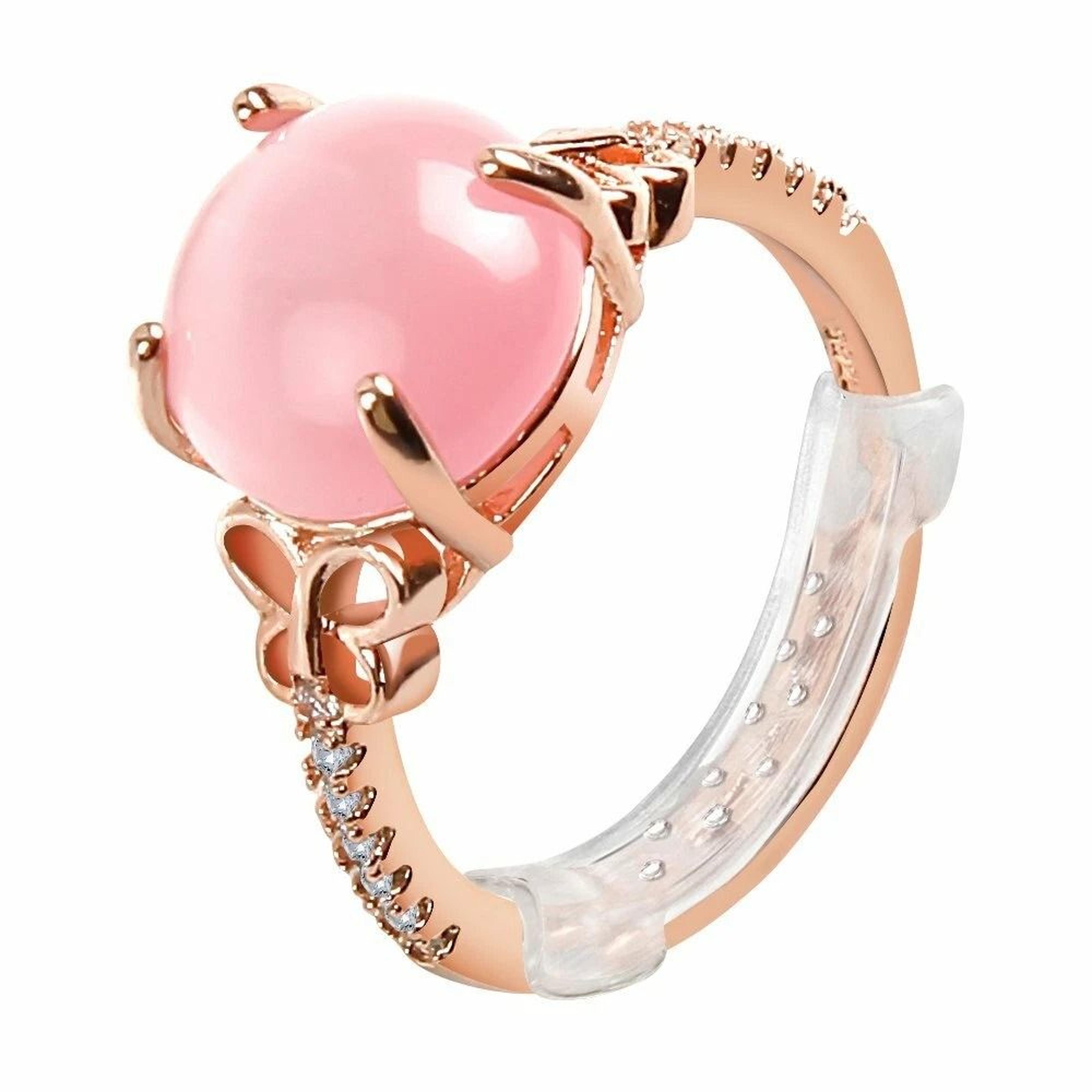 clear silicone ring size adjusters invisible fit reducer for secure, comfortable jewelry