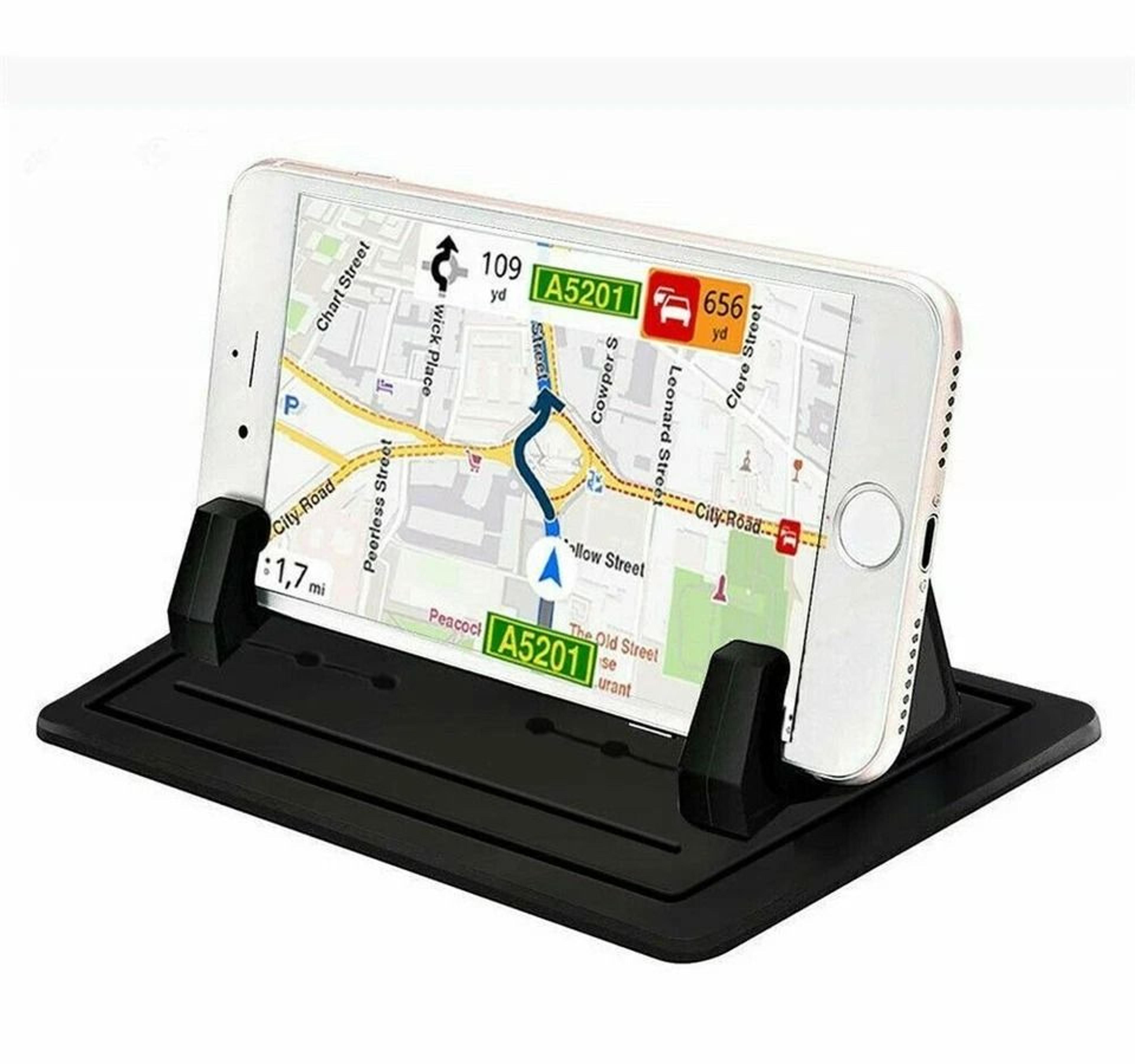 universal car dashboard phone holder anti slip pad for safe driving mobile mount