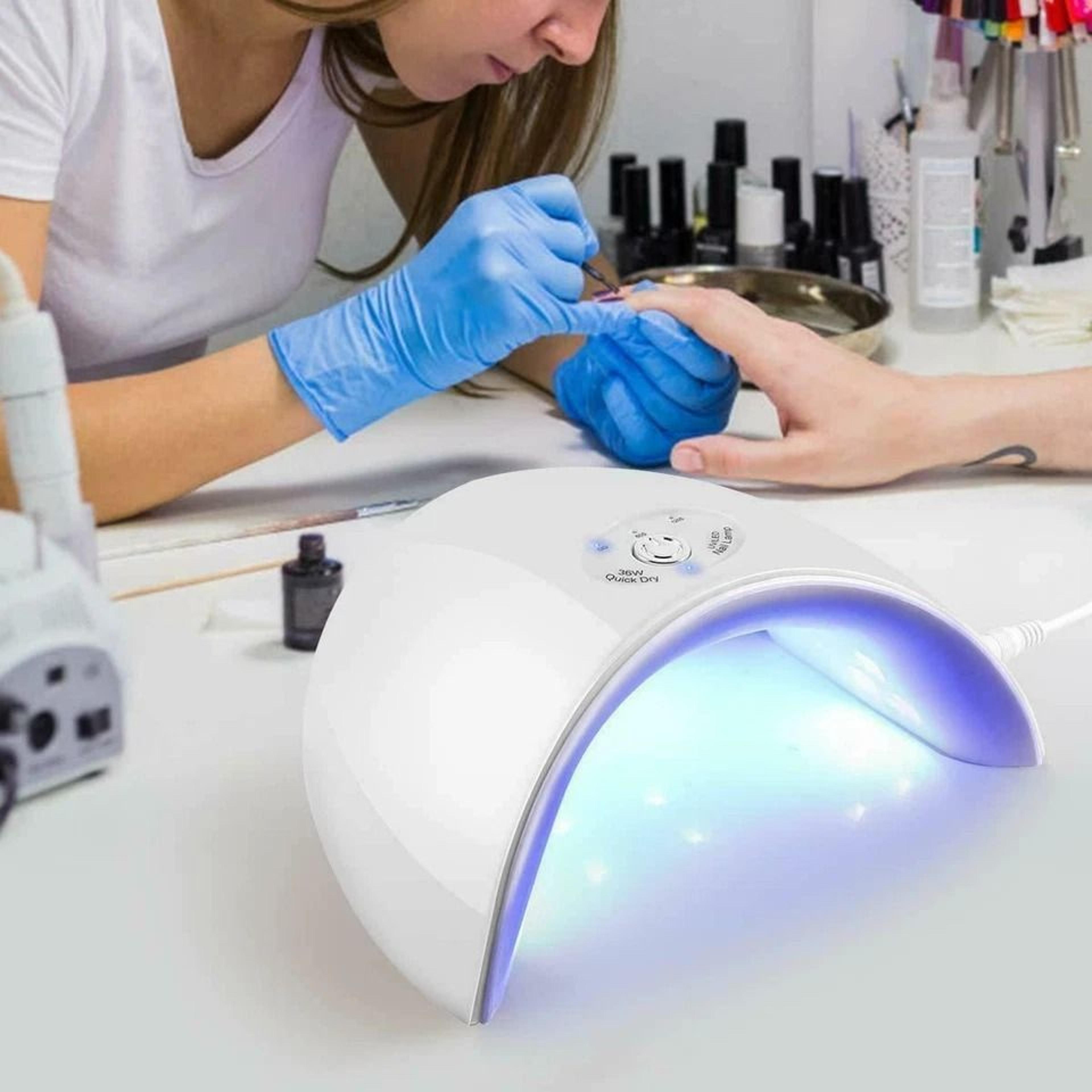 led uv nail dryer lamp professional gel & acrylic curing light