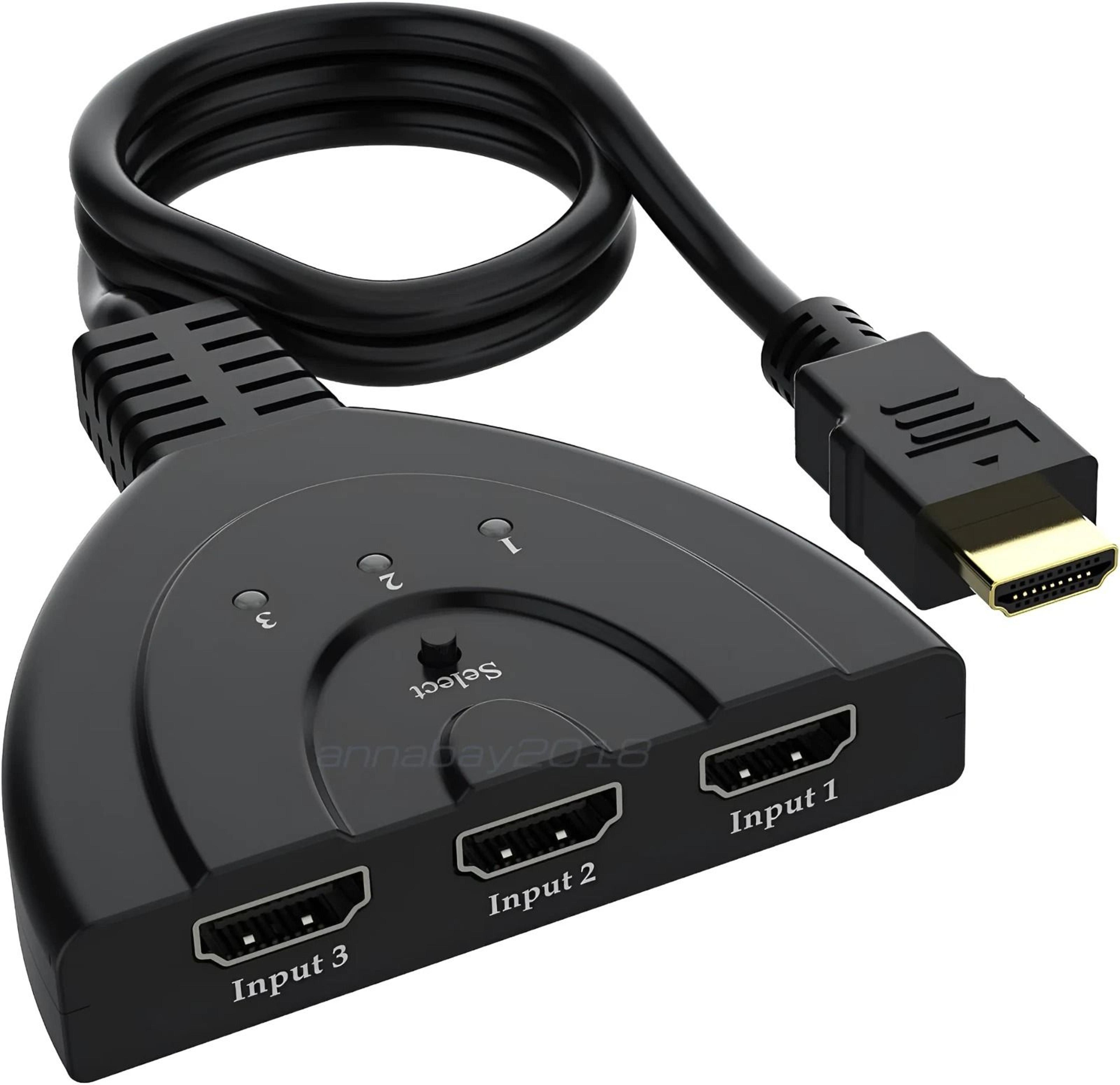 hdmi switch high speed hdmi splitter plug and play video switch adapter