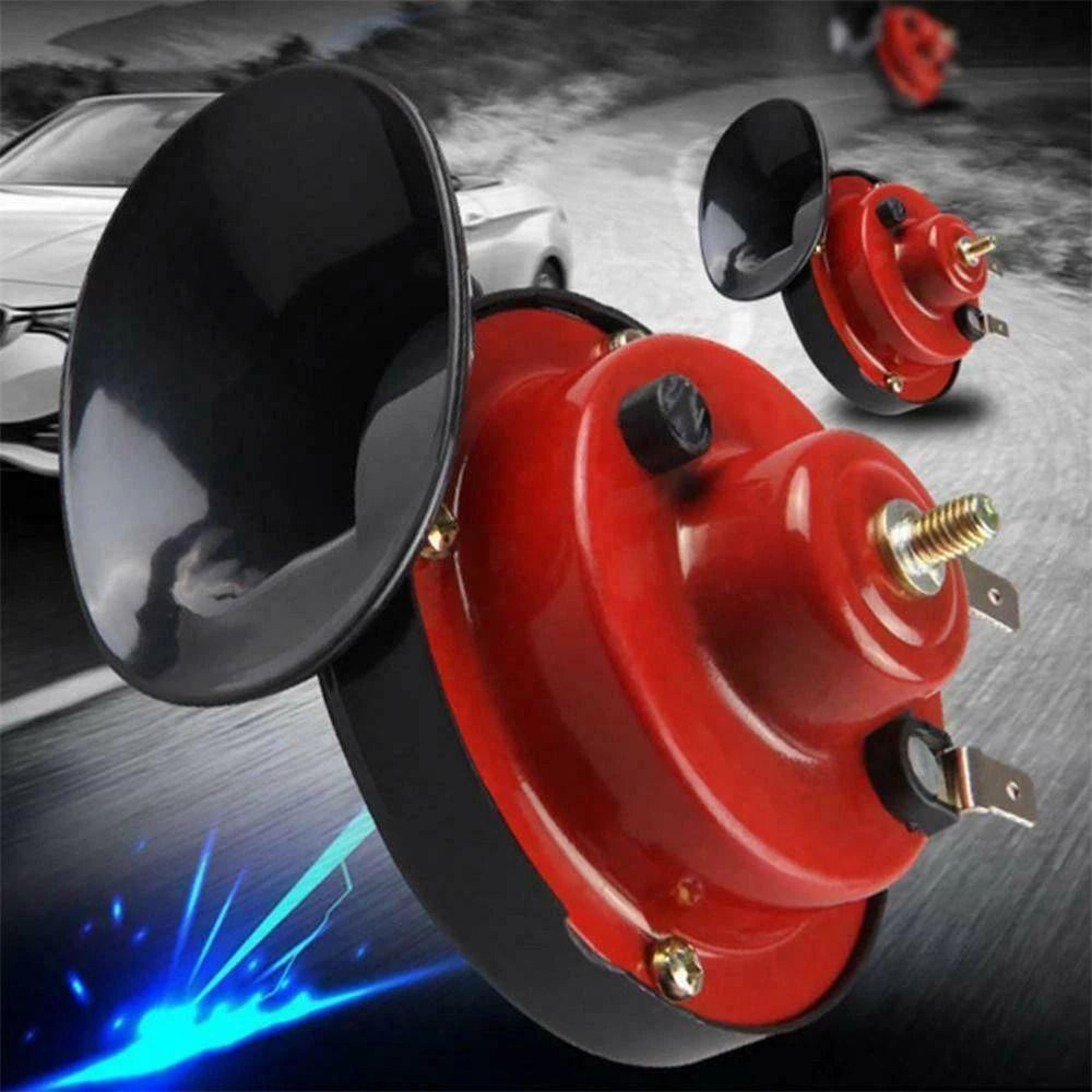compact train horn kit for trucks & cars loud air horn with mini compressor universal fit