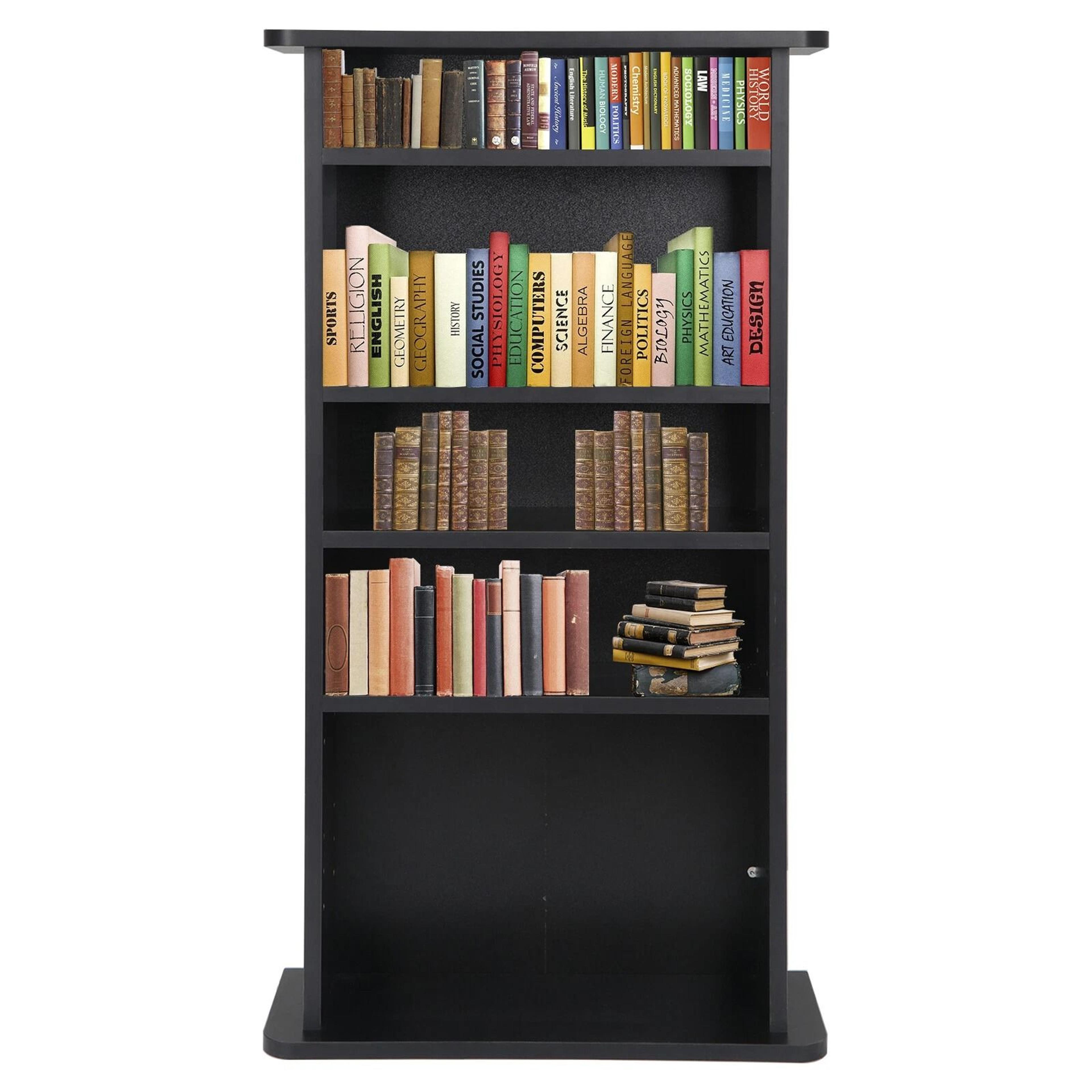 adjustable media storage cabinet with shelves cd dvd storage rack slim dvd tower organizer
