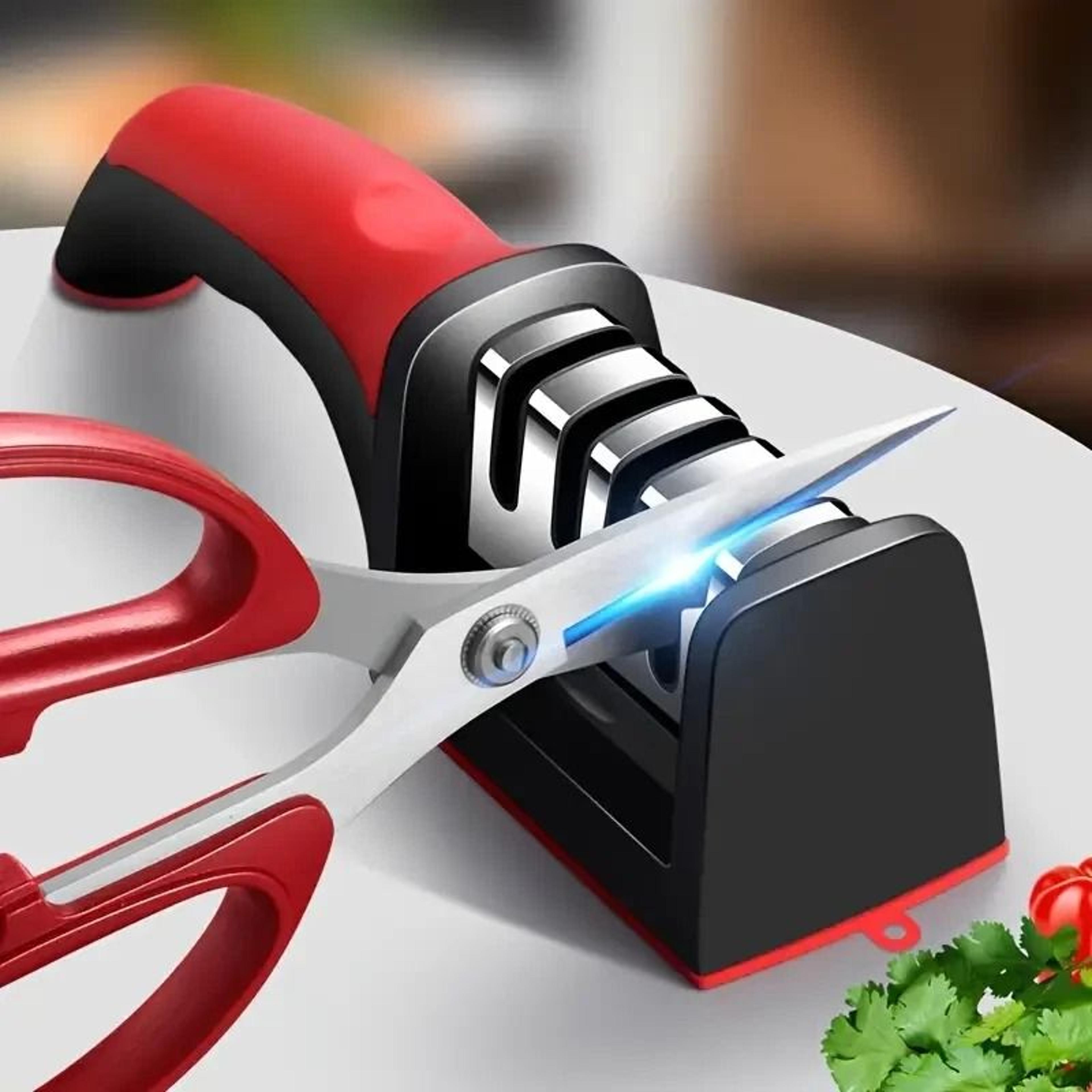 slot knife sharpener professional ceramic and tungsten kitchen sharpening system for effortless blade restoration