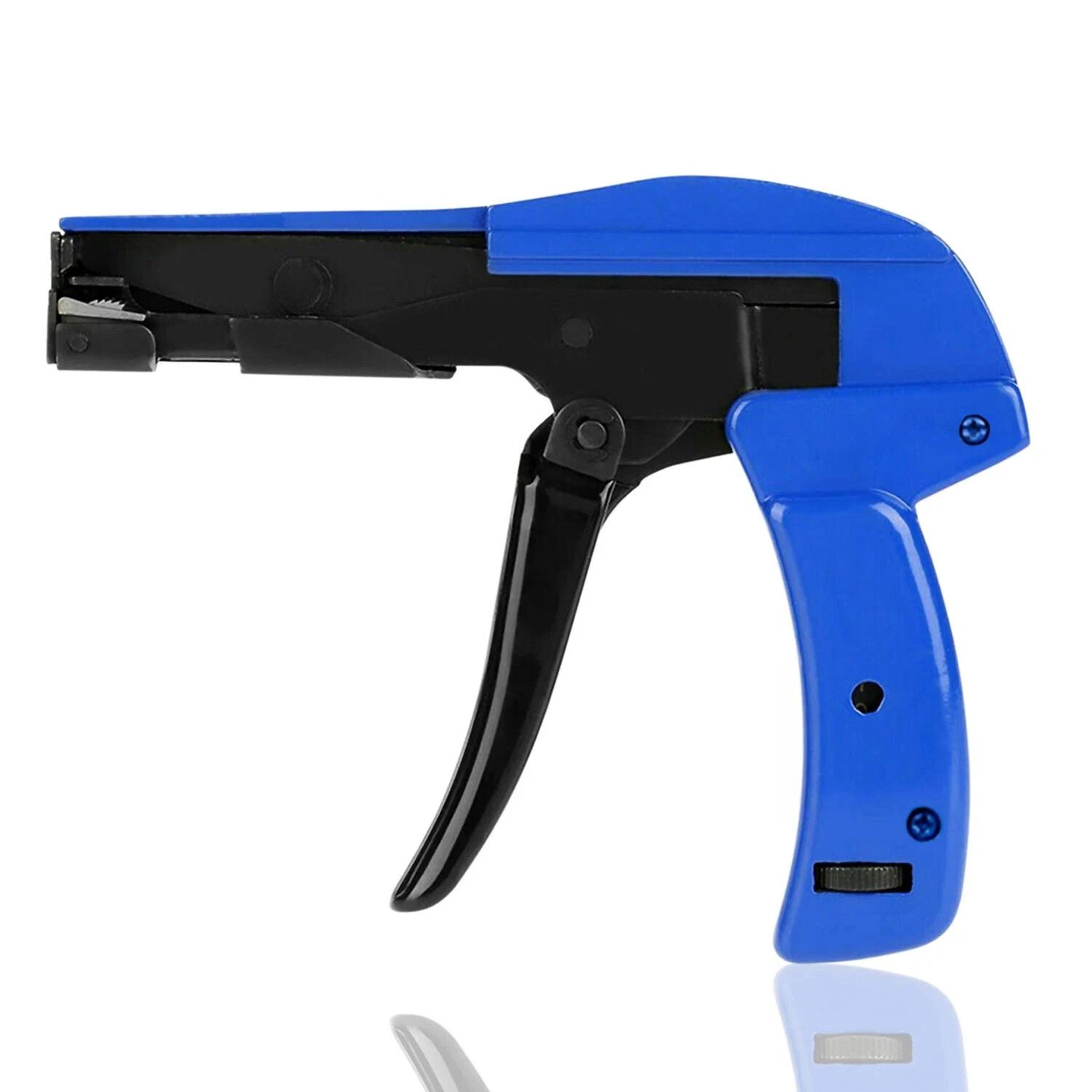 zip tie gun cable tie tool with one motion tension and cut for fast clean bundling