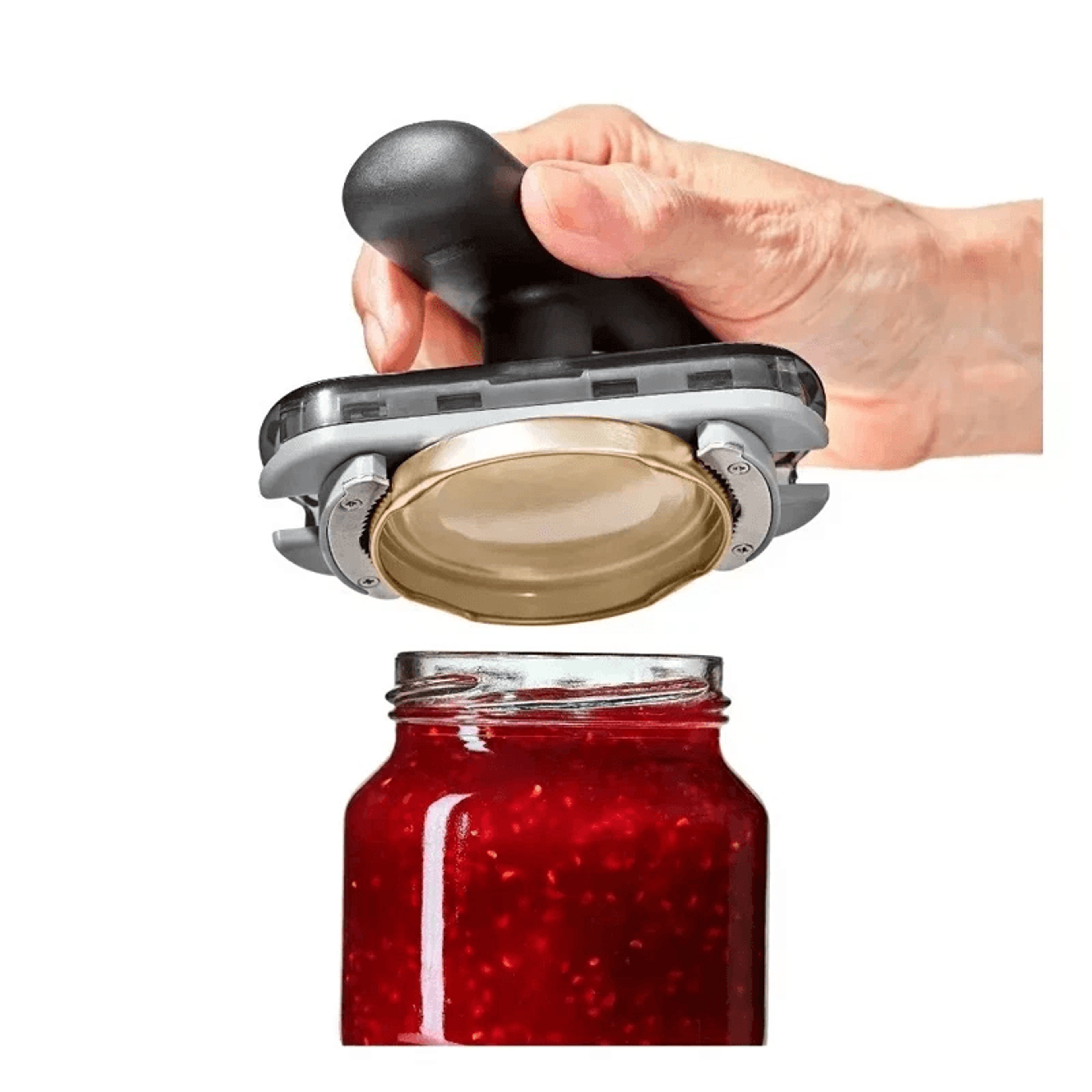 easy grip adjustable jar opener for seniors non slip lid remover tool