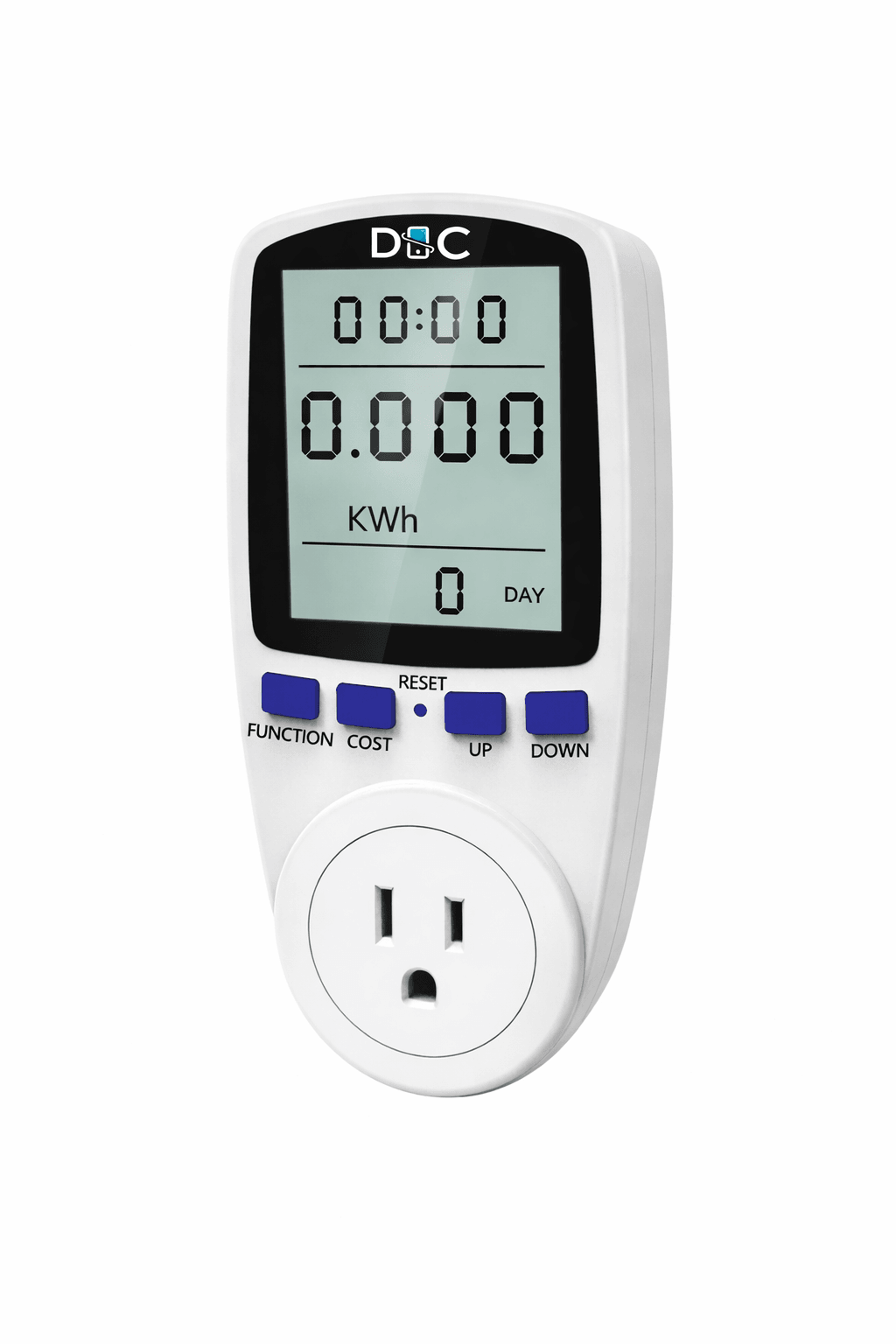 plug in watt meter plug in electricity usage monitor with volt amp kwh tracking