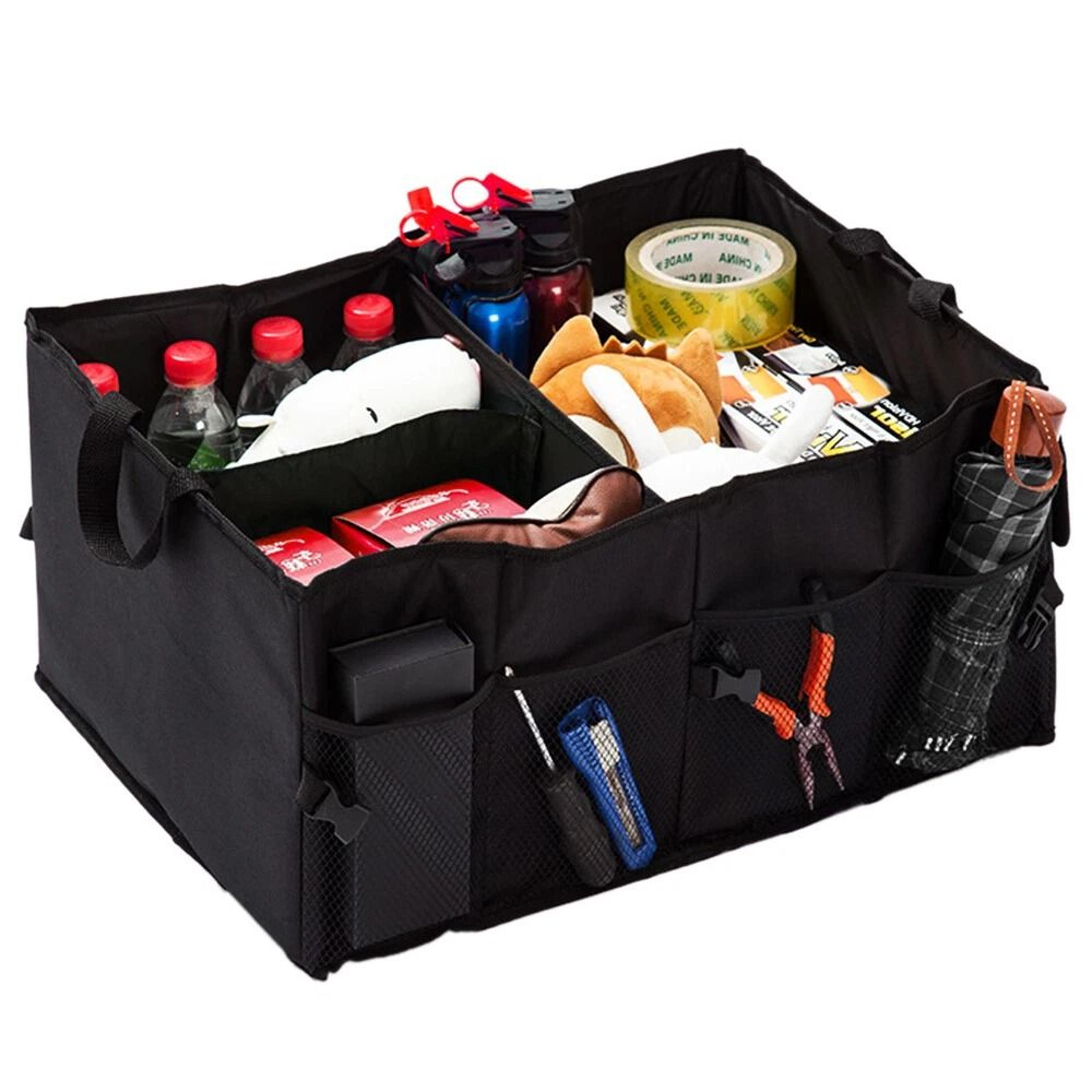 collapsible car trunk organizer for suv truck and car waterproof cargo storage caddy