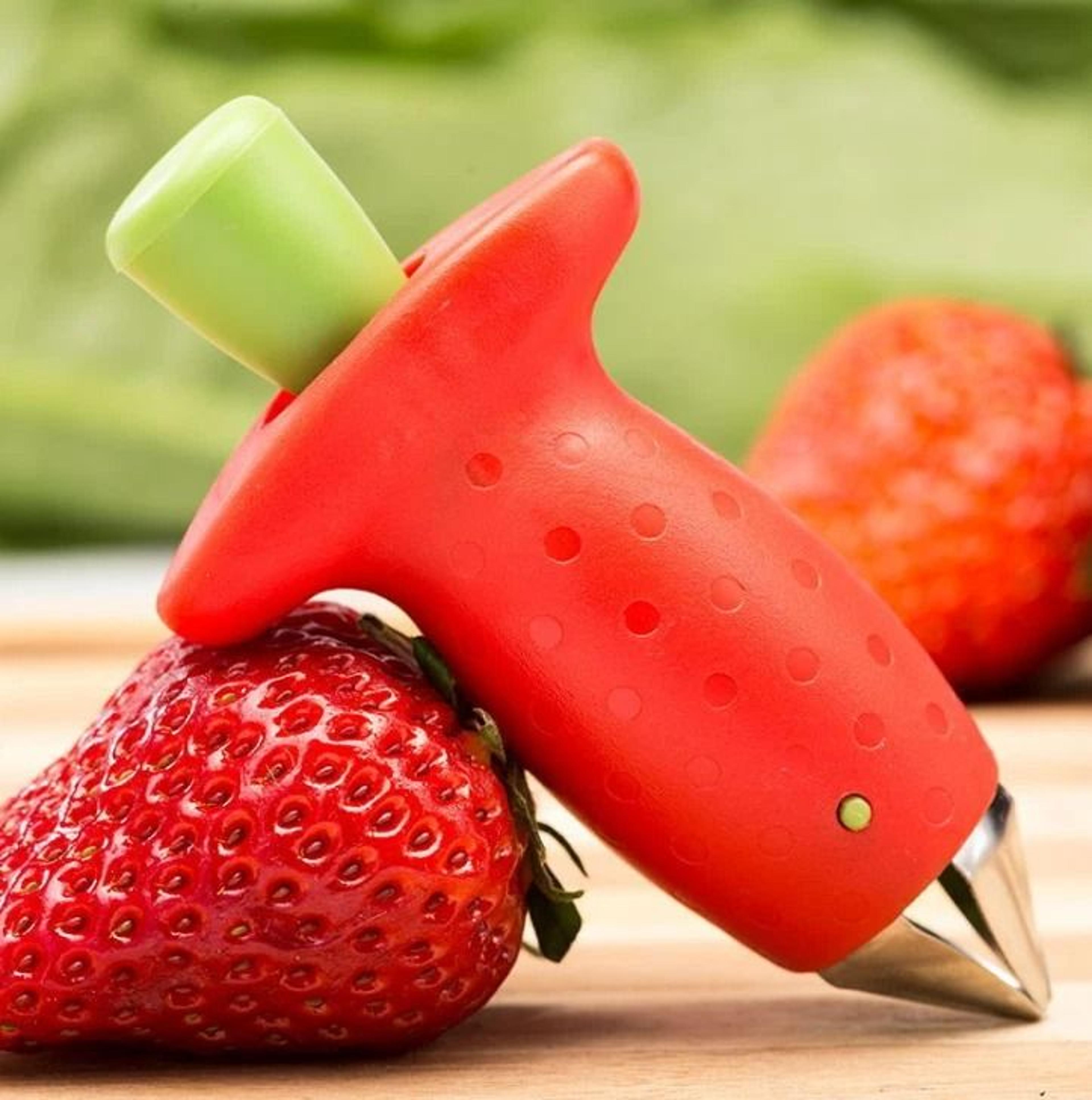strawberry huller and tomato corer quick prep kitchen tool