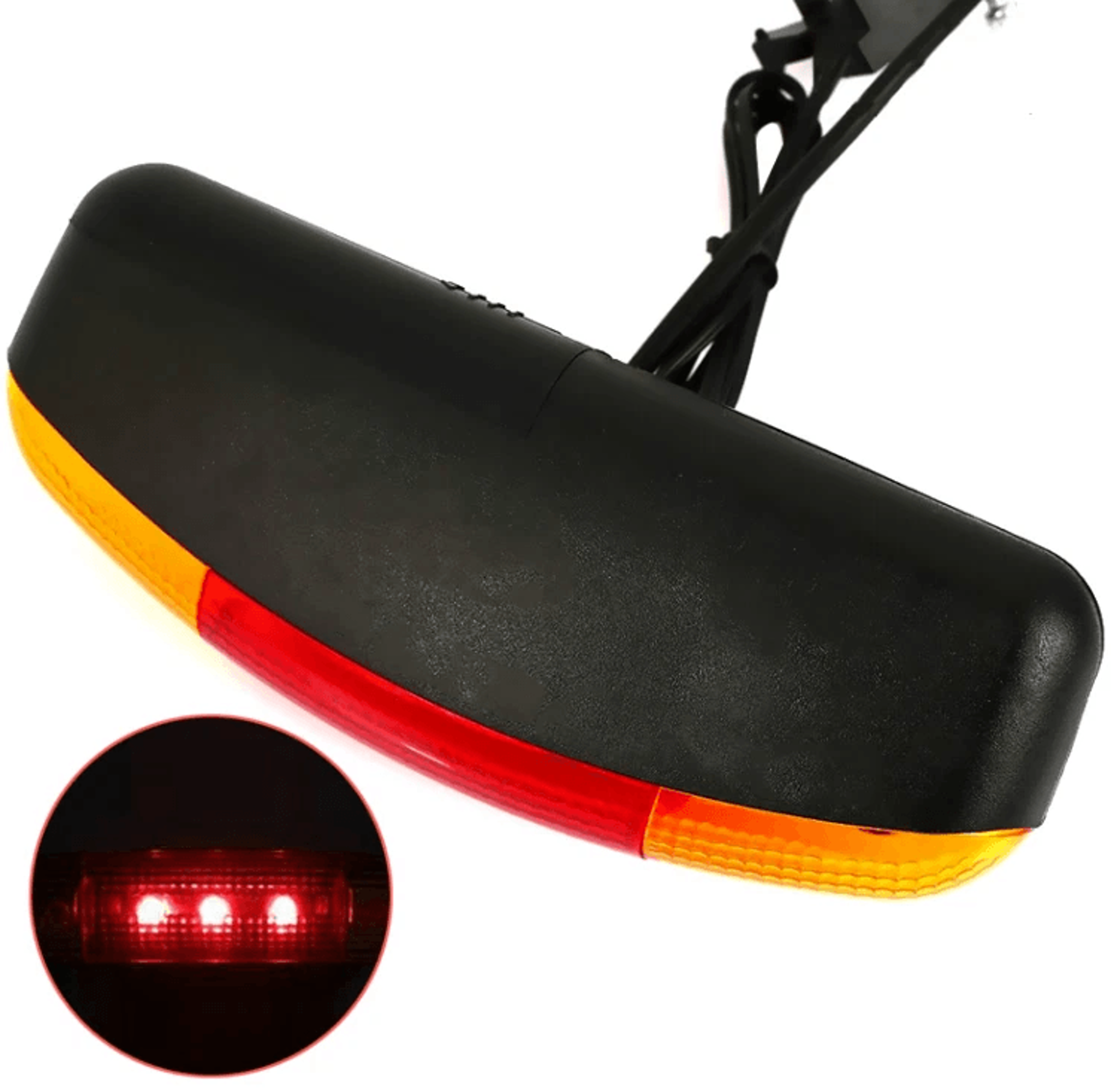 bicycle turn signal bike tail light with brake light and sound horn
