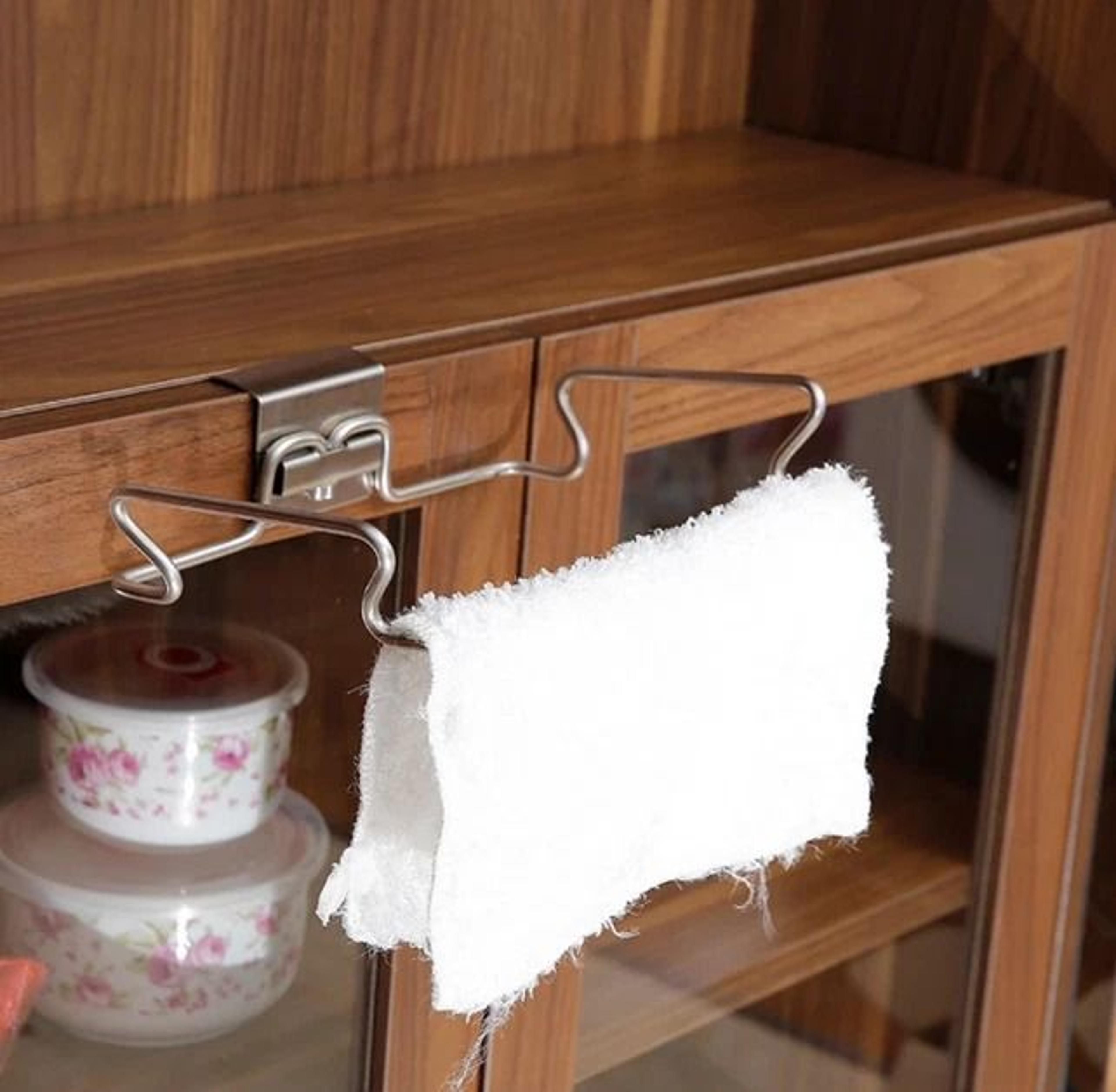 over cabinet door trash bag holder metal hanging kitchen garbage bag rack