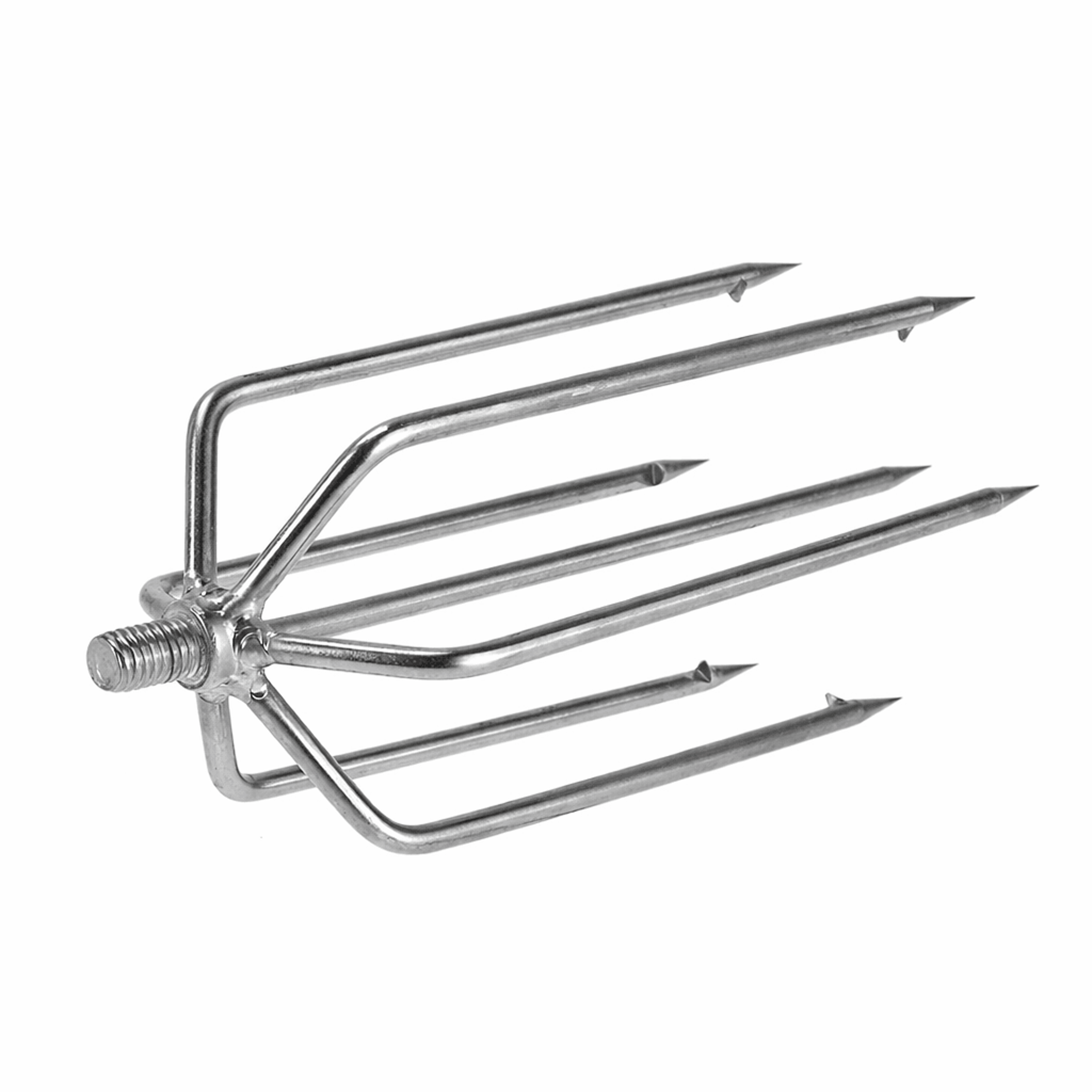 stainless steel fish spear head for frog gigging and fishing gaff use