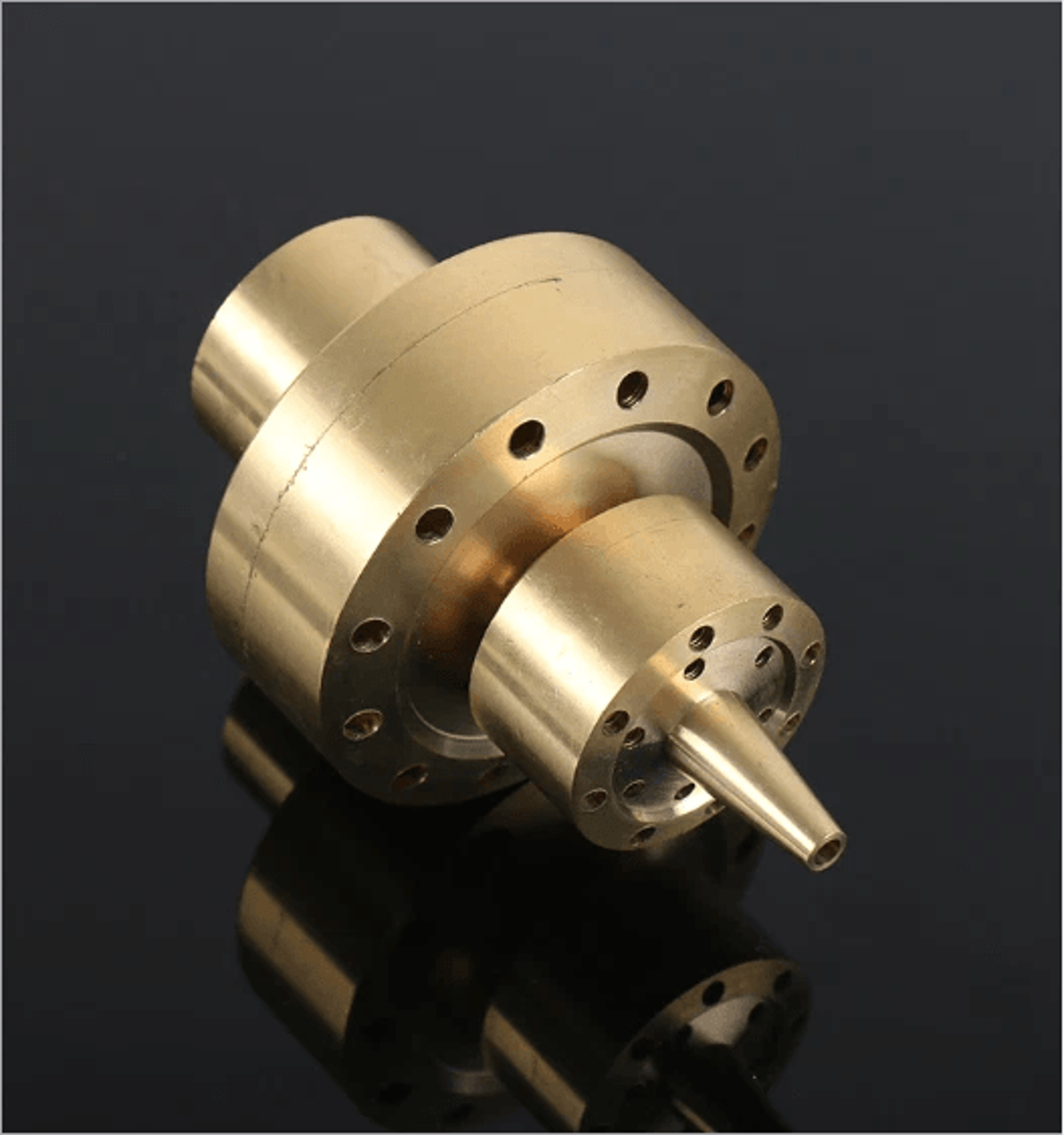 brass fountain nozzle double layer pond spray heads