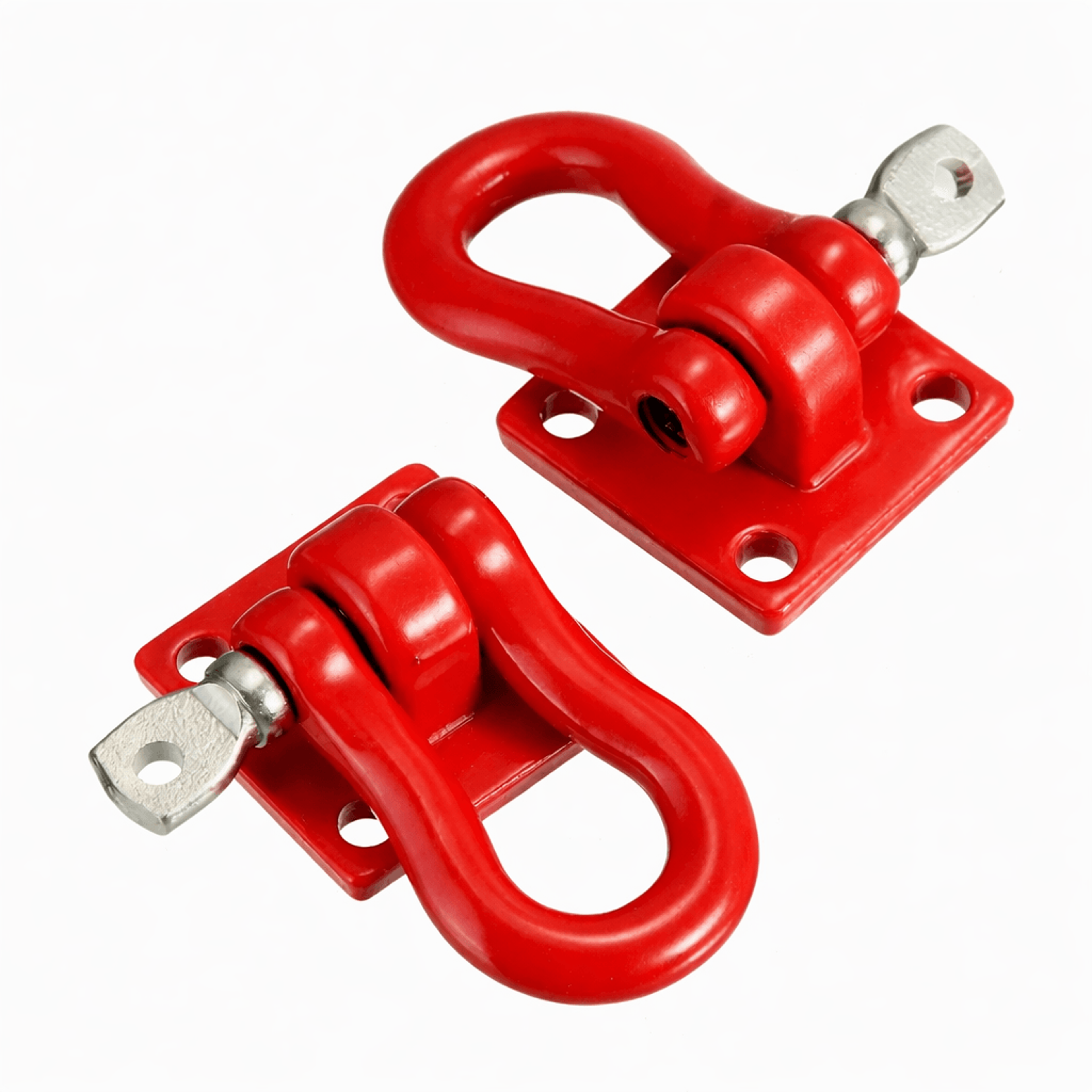 scale rc crawler tow hooks red alloy tow shackles truck accessory