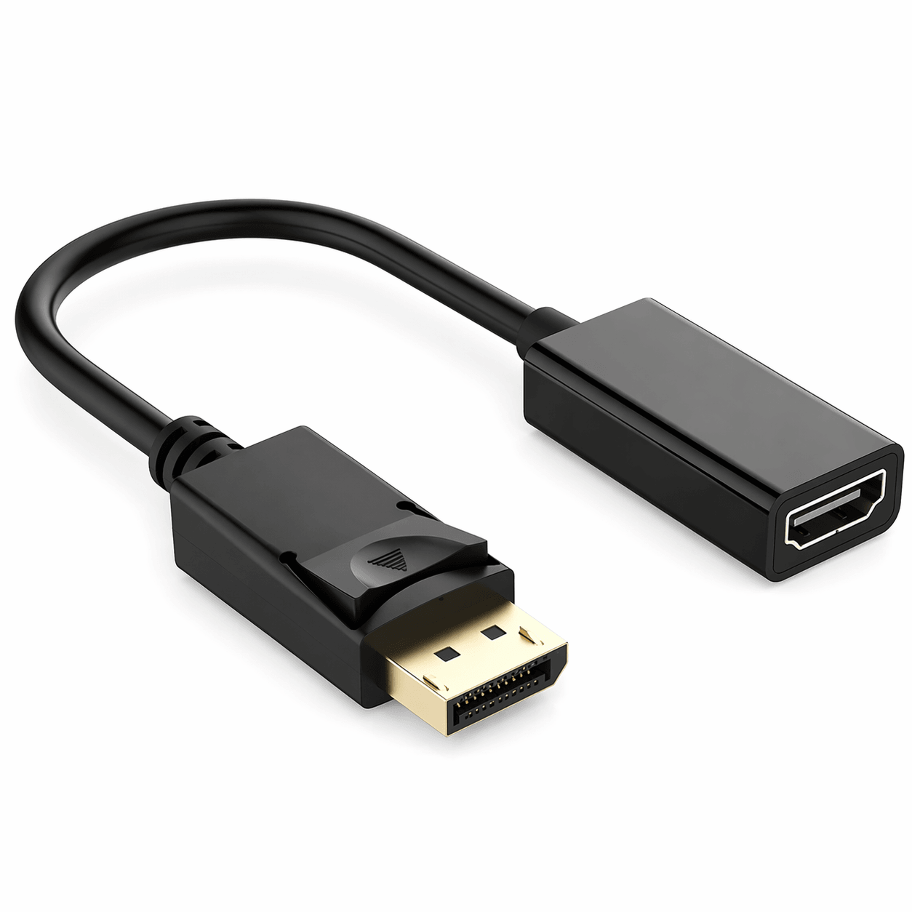 displayport to hdmi adapter for pc, laptop & desktop high speed conversion cables