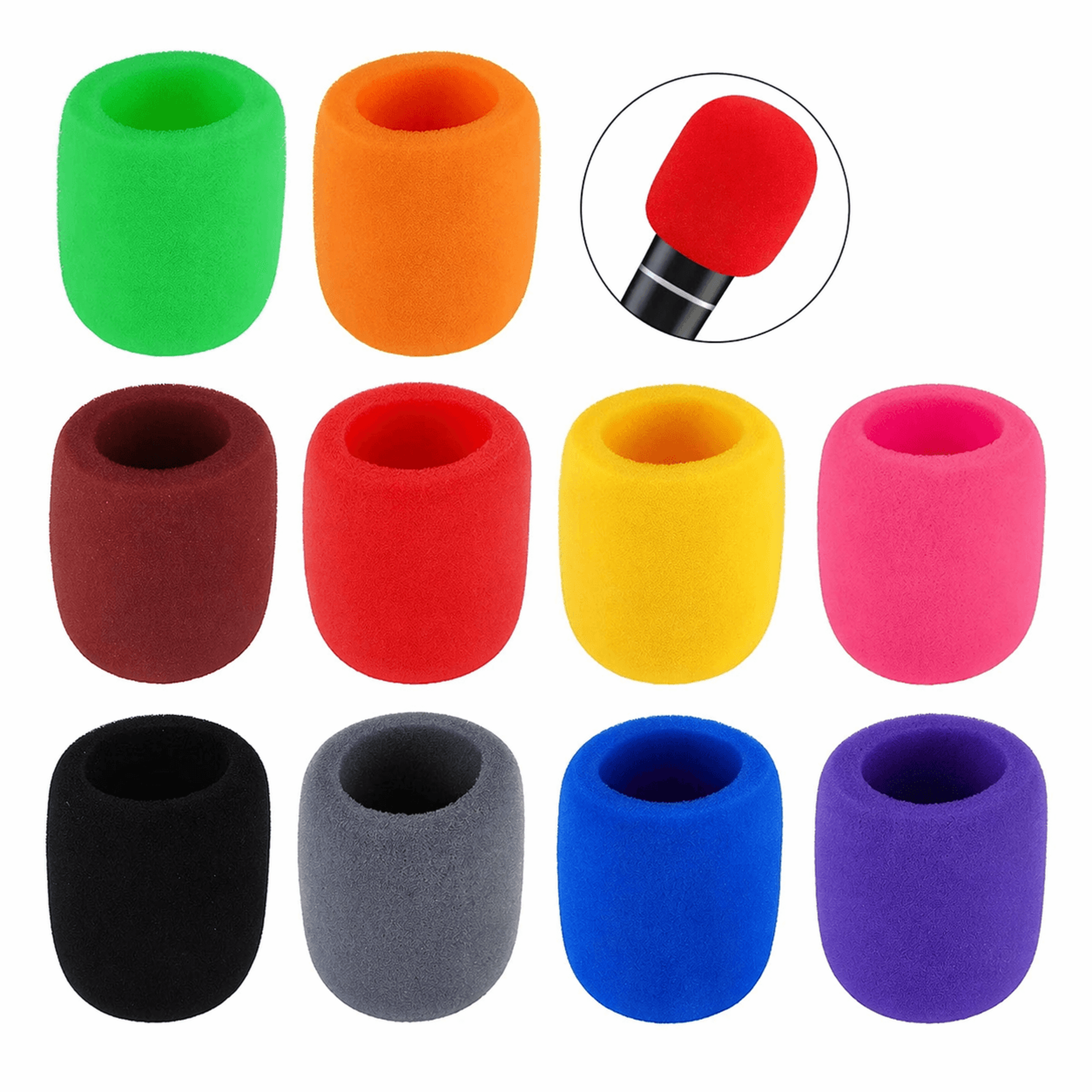 microphone foam cover windscreens for handheld stage and karaoke mics