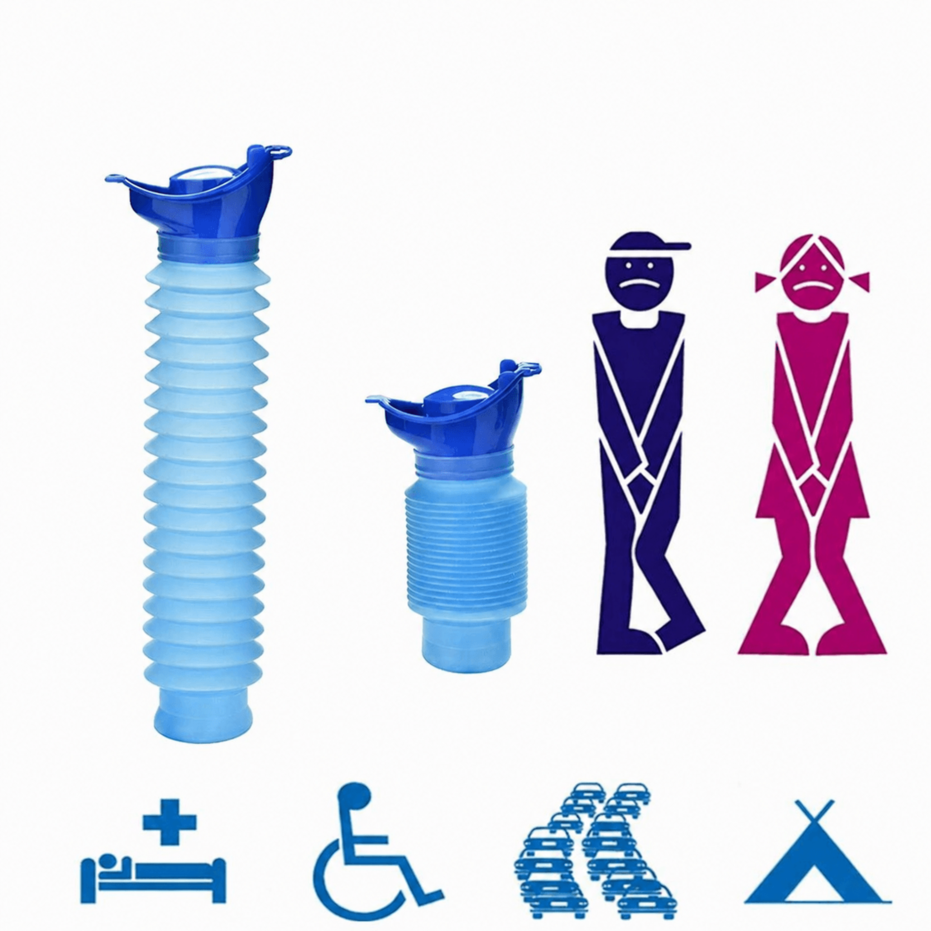 portable urinal travel pee bottle for camping car emergencies
