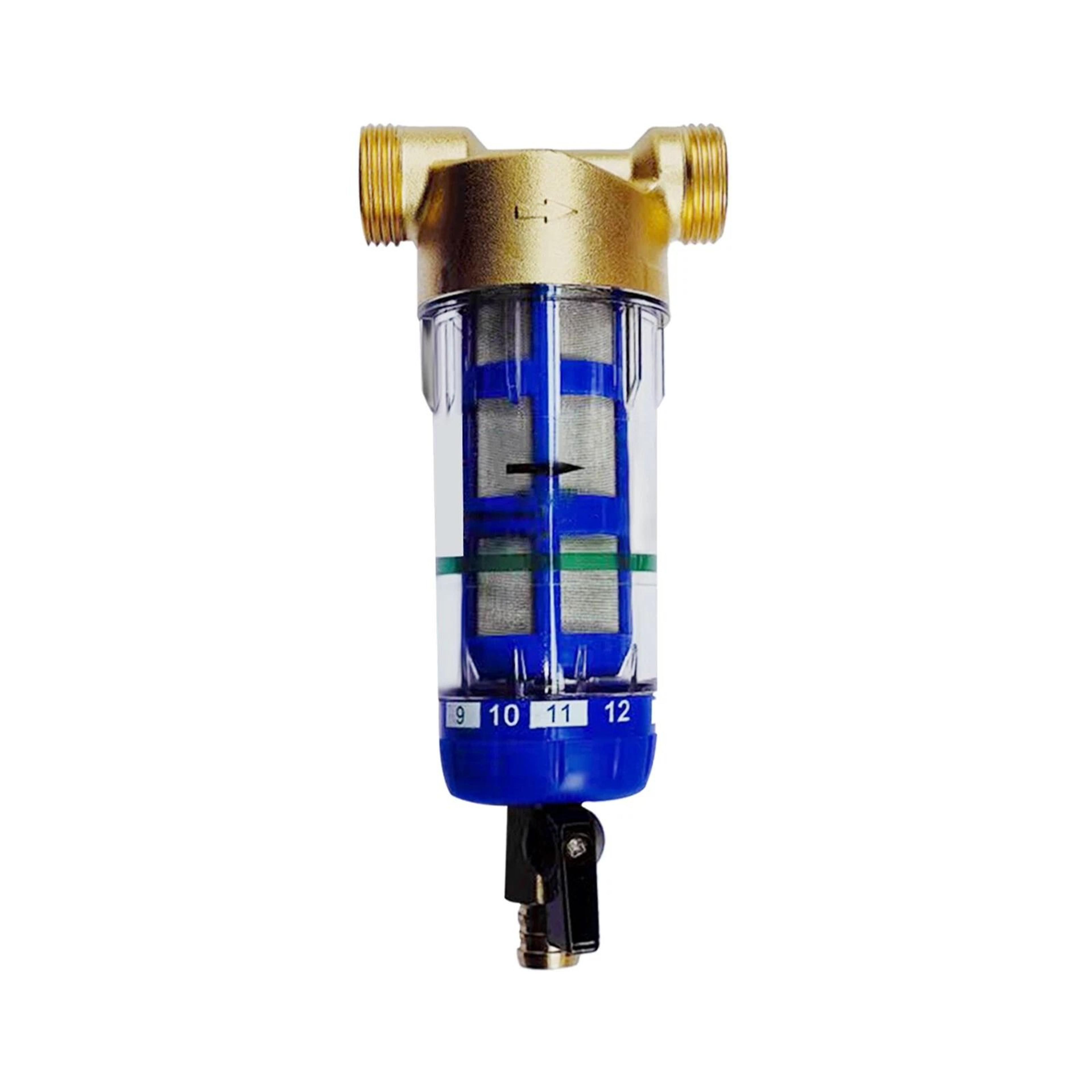 whole house spin down water filter pre filter sediment sand protection