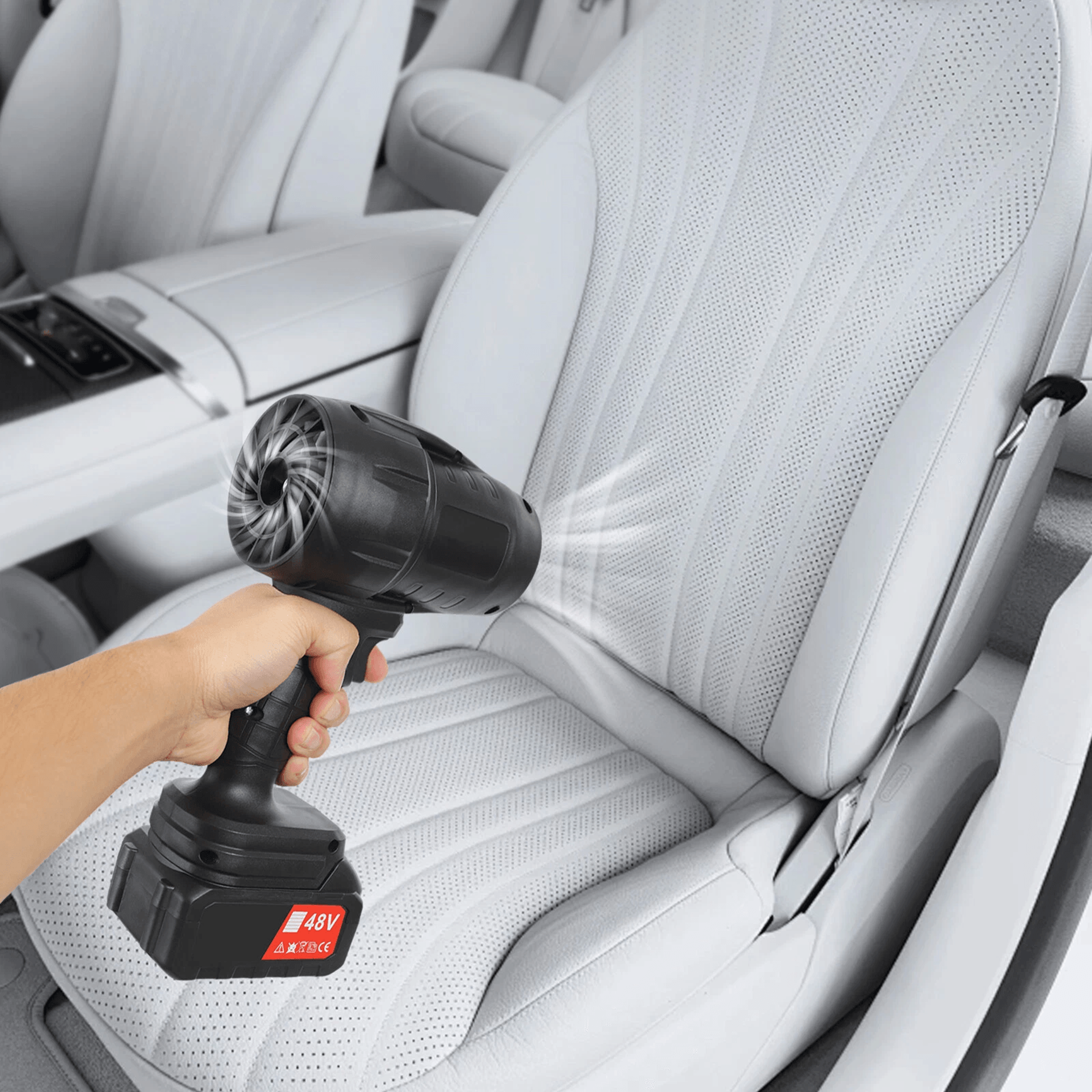 premium portable cordless car dryer turbo air blower high velocity vehicle drying tool