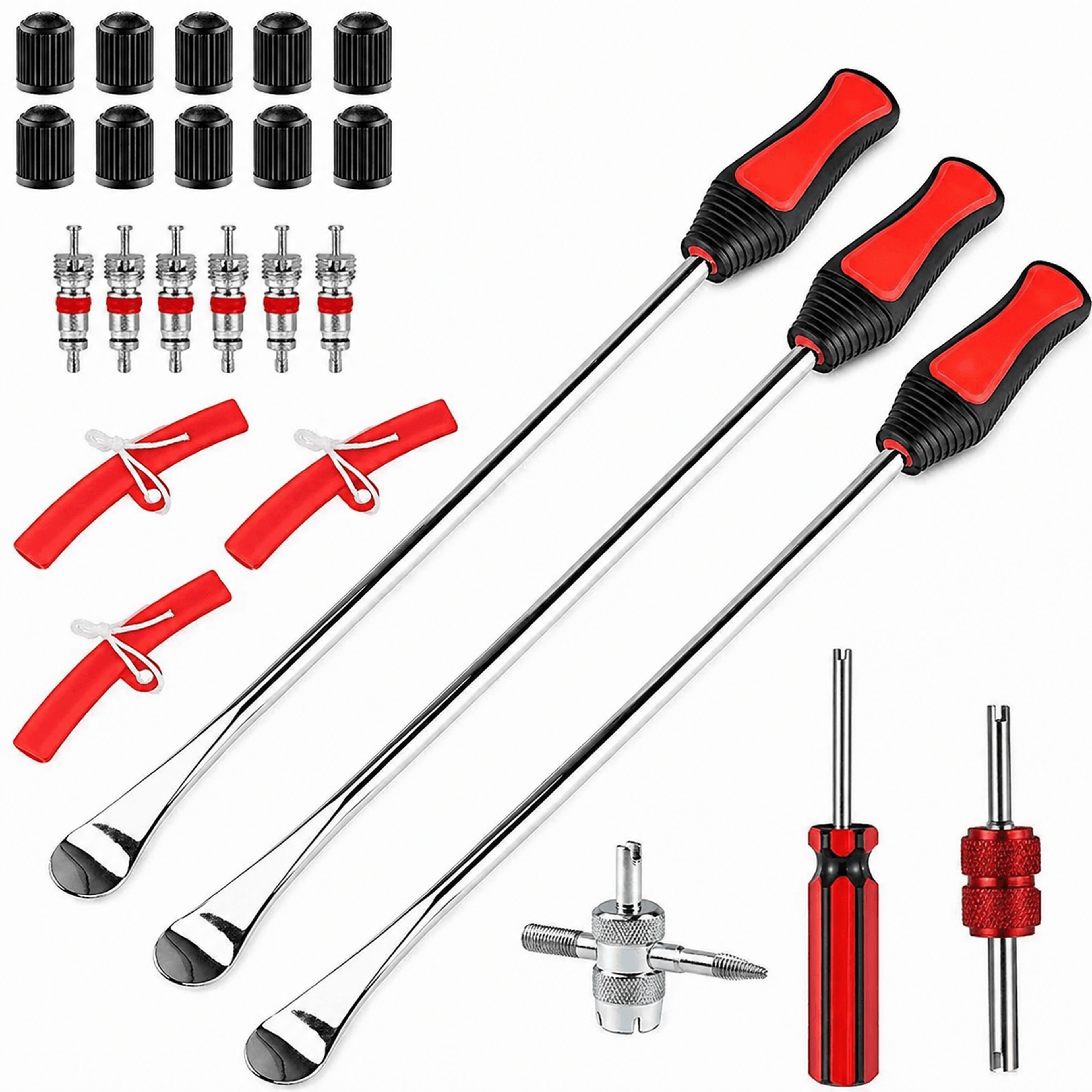 motorcycle tire spoon lever iron tool kit durable tire changing tools for easy tire repair