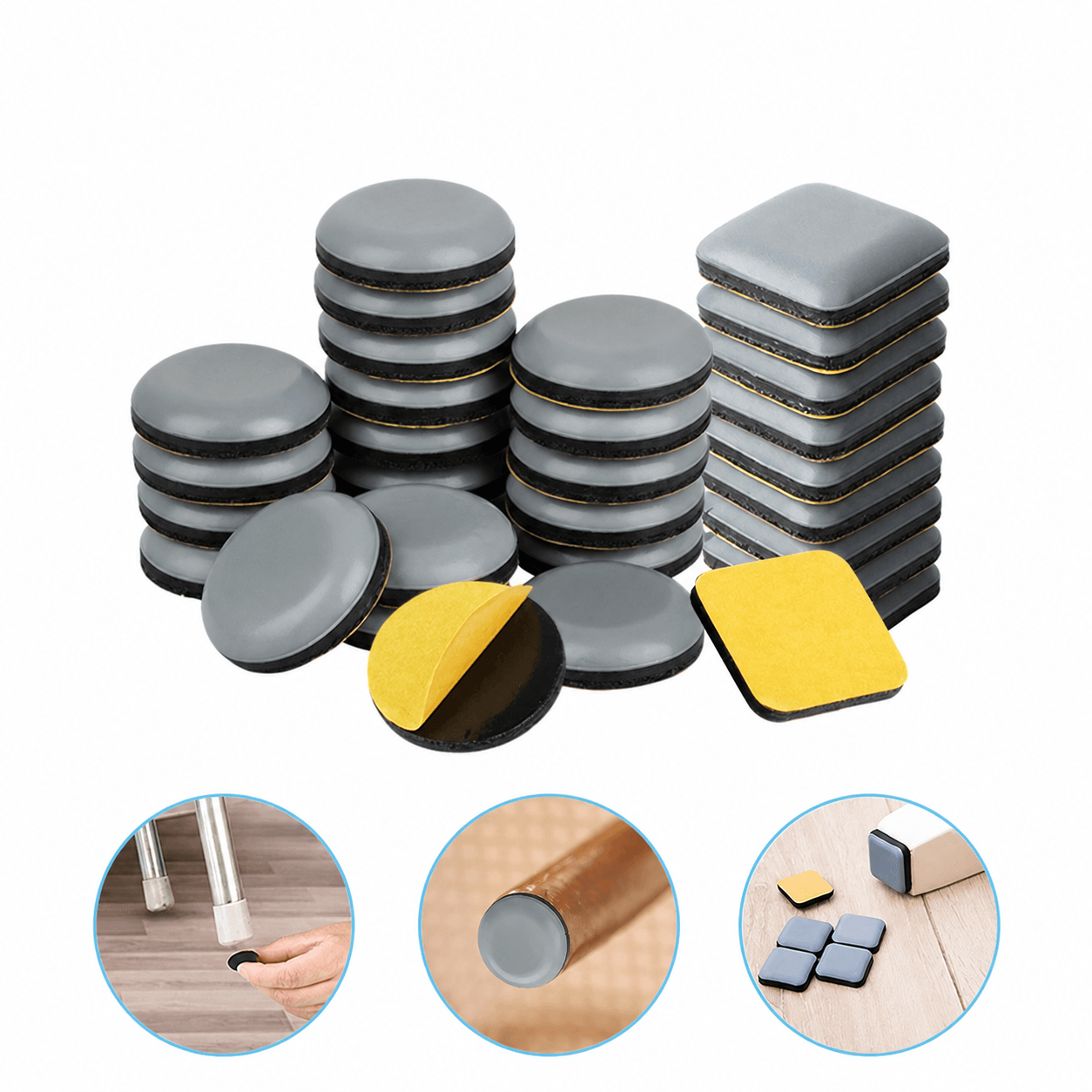 chair leg floor protectors self adhesive furniture sliders for tables