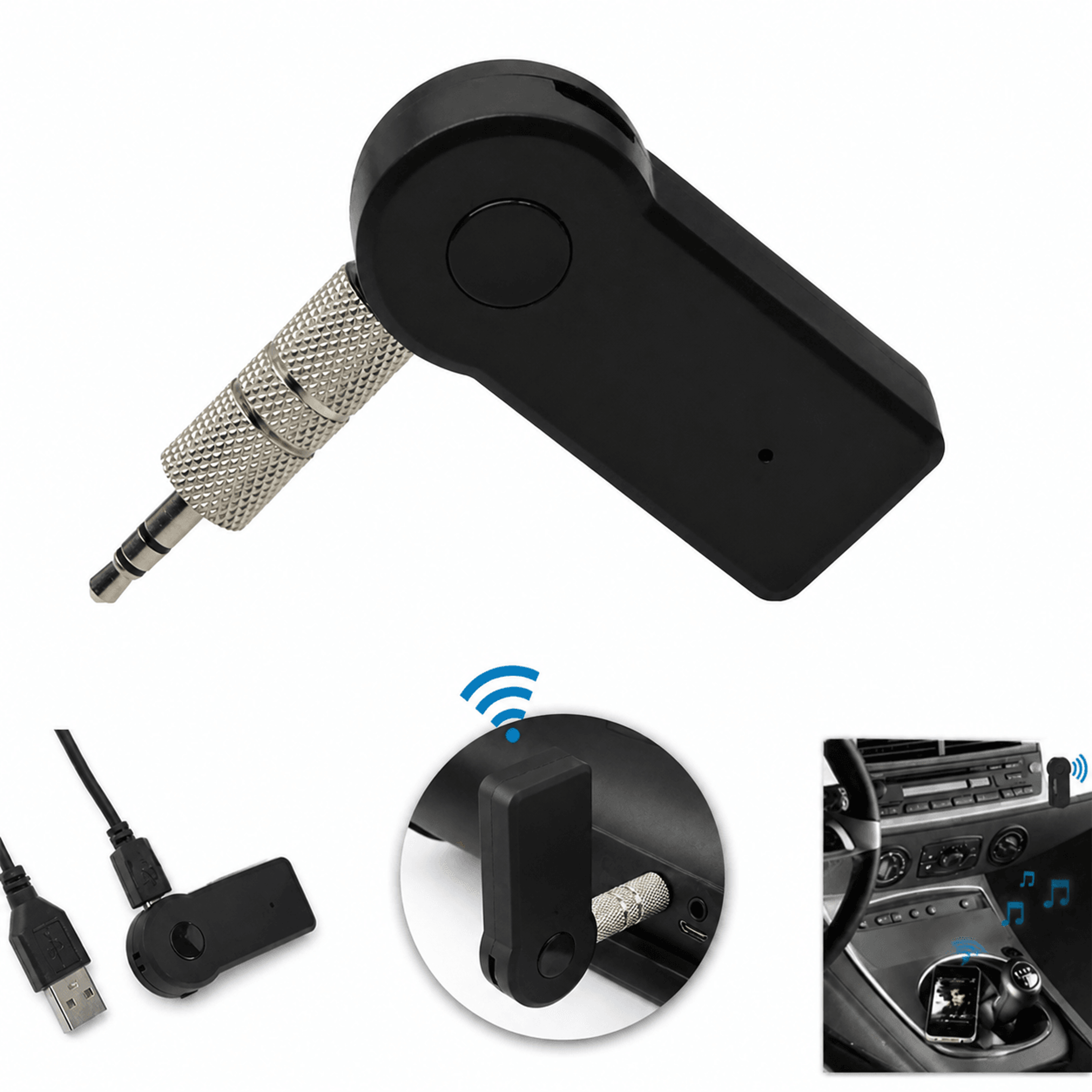 bluetooth receiver adapter for car and home stereo
