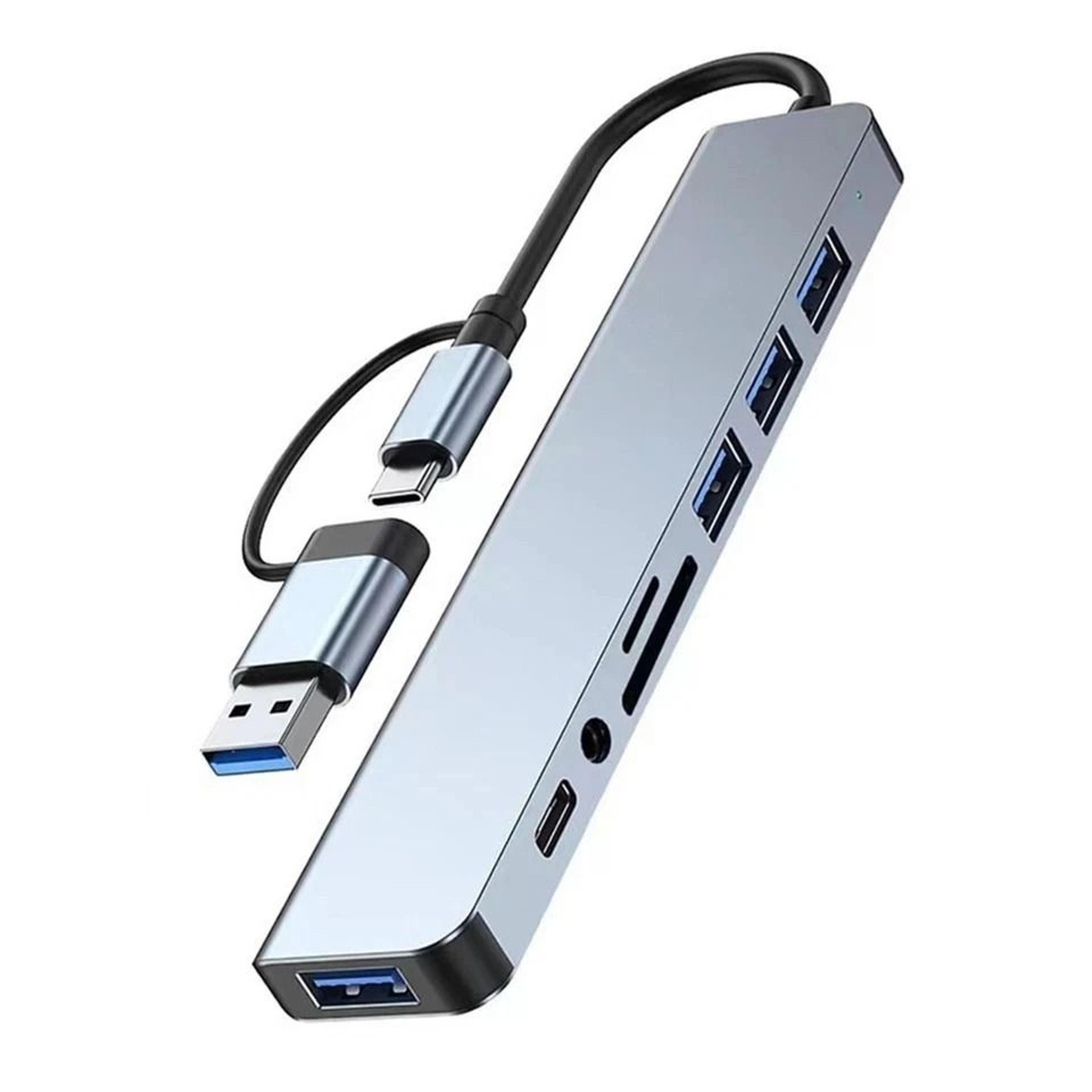 usb c hub adapter with gbps multiport splitter for laptop and macbook