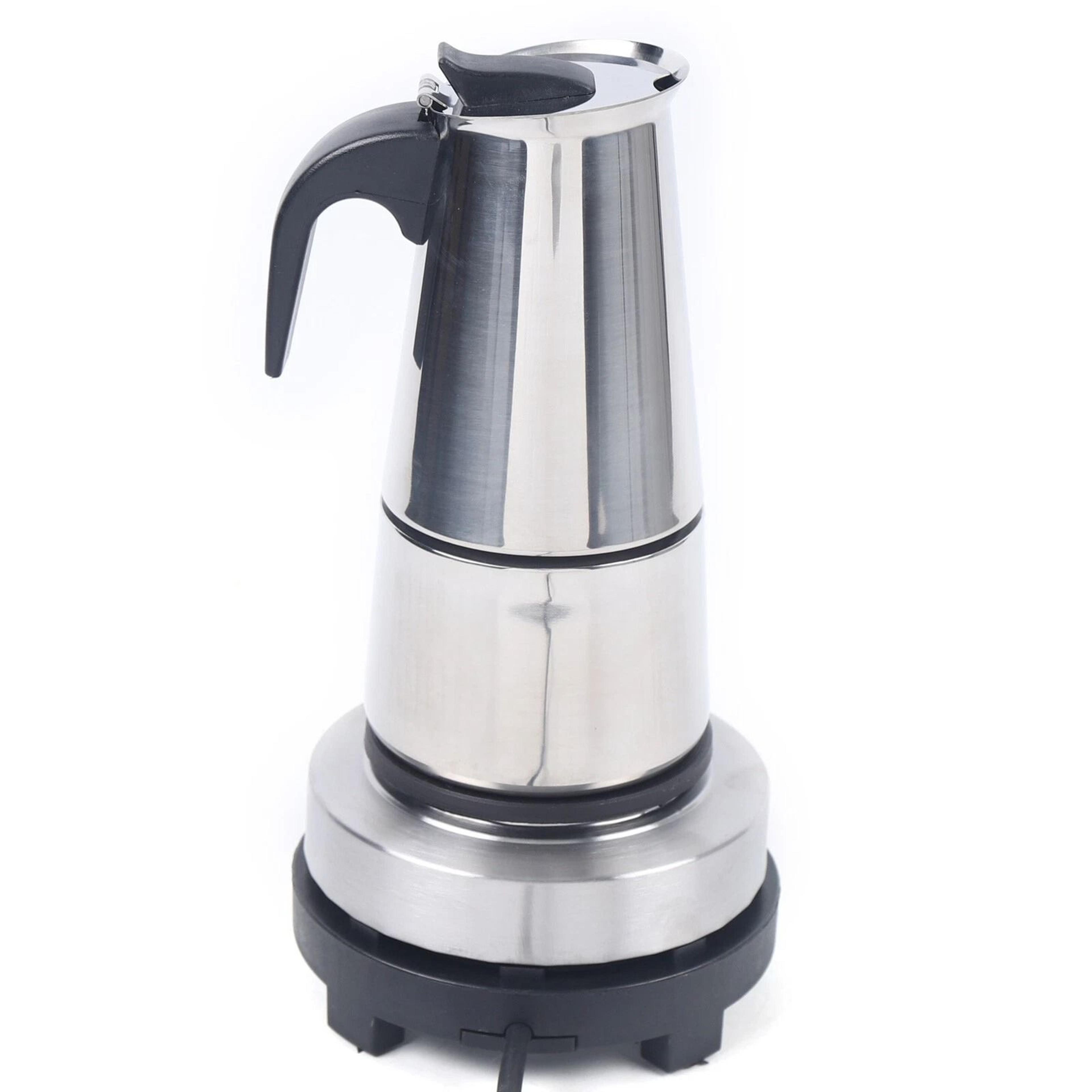 stainless steel cup electric pot with built in coffee stoves