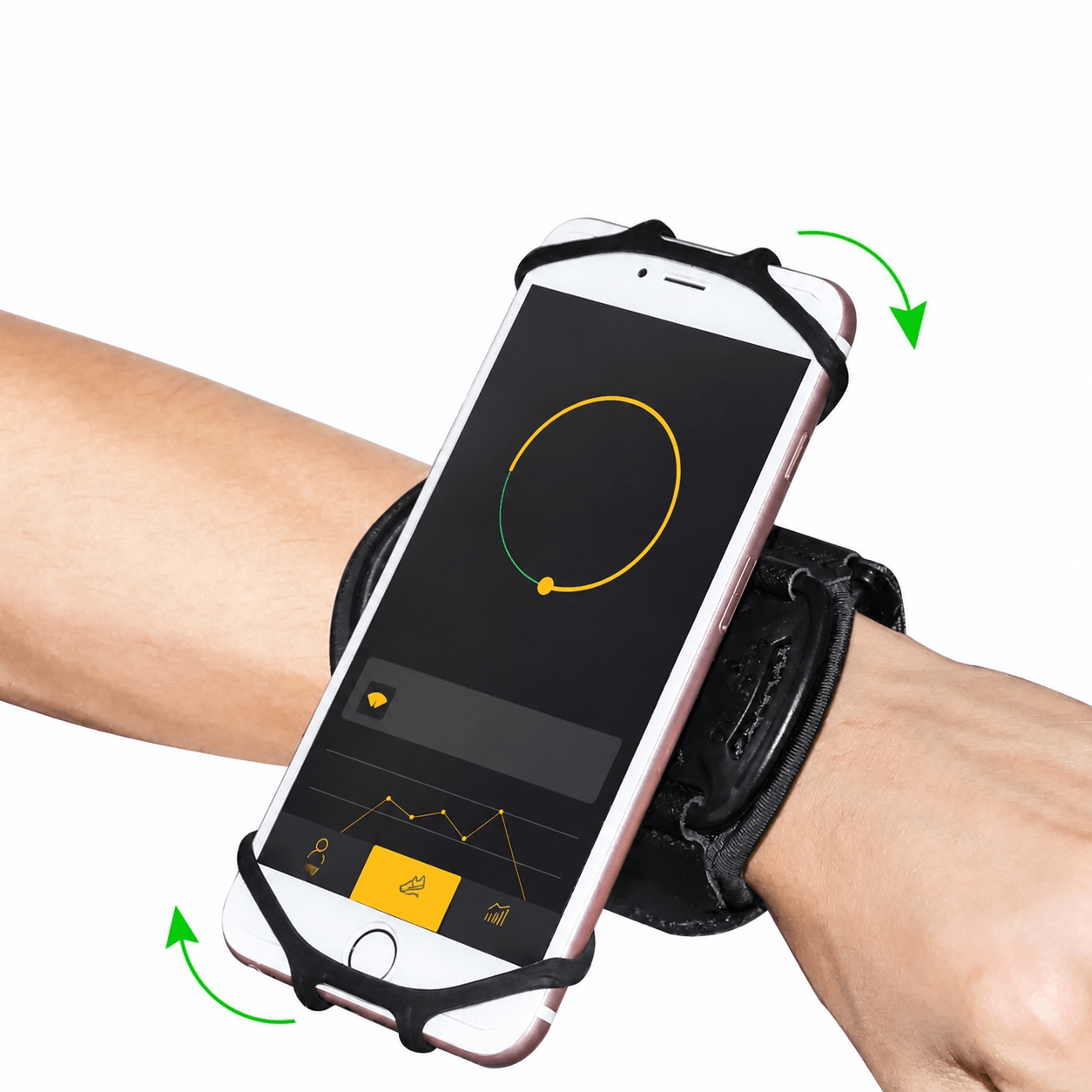 universal rotatable sports armband phone holder wristband fits all smartphones