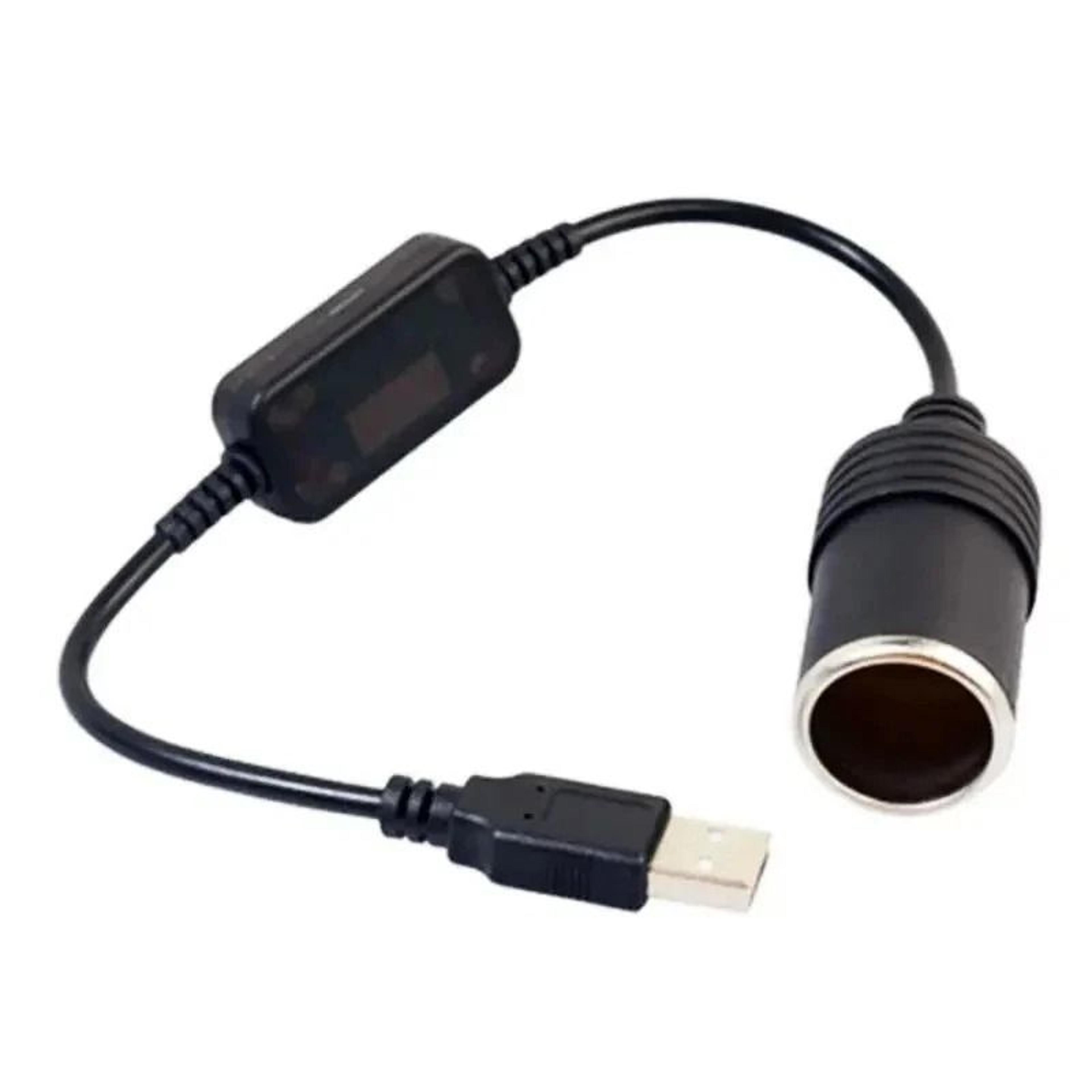 portable usb to converter car cigarette lighter adapter power cable for on the go power