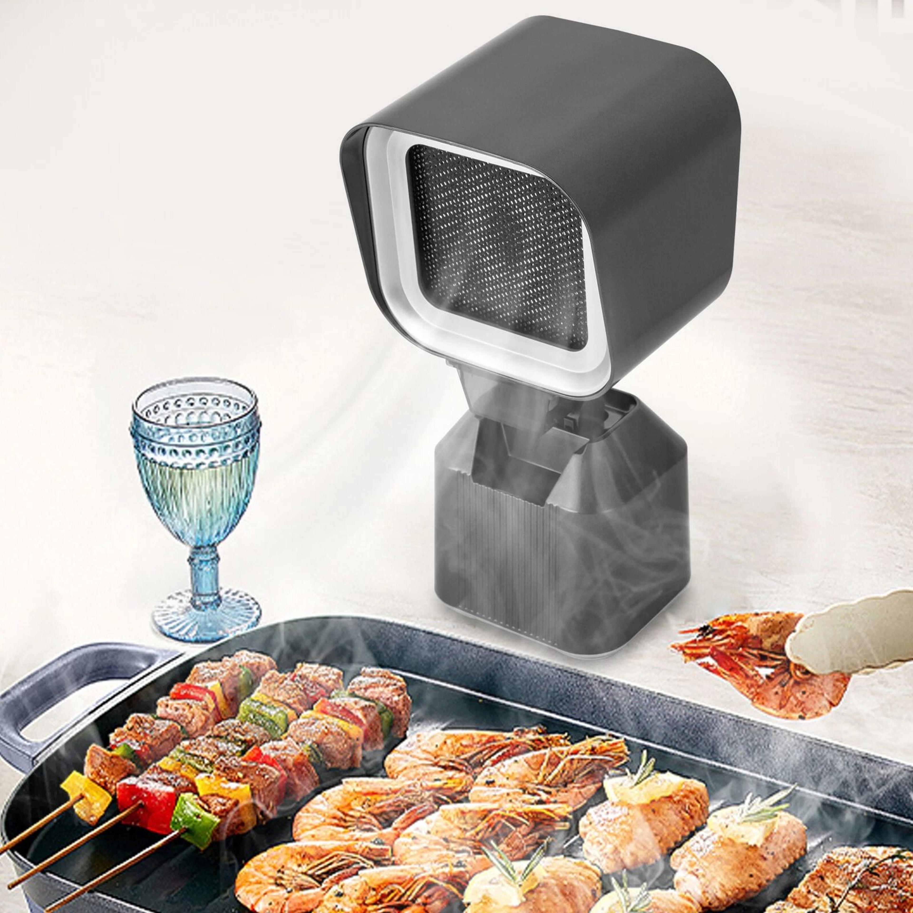 premium portable range hood with oil cup desktop kitchen exhaust fan
