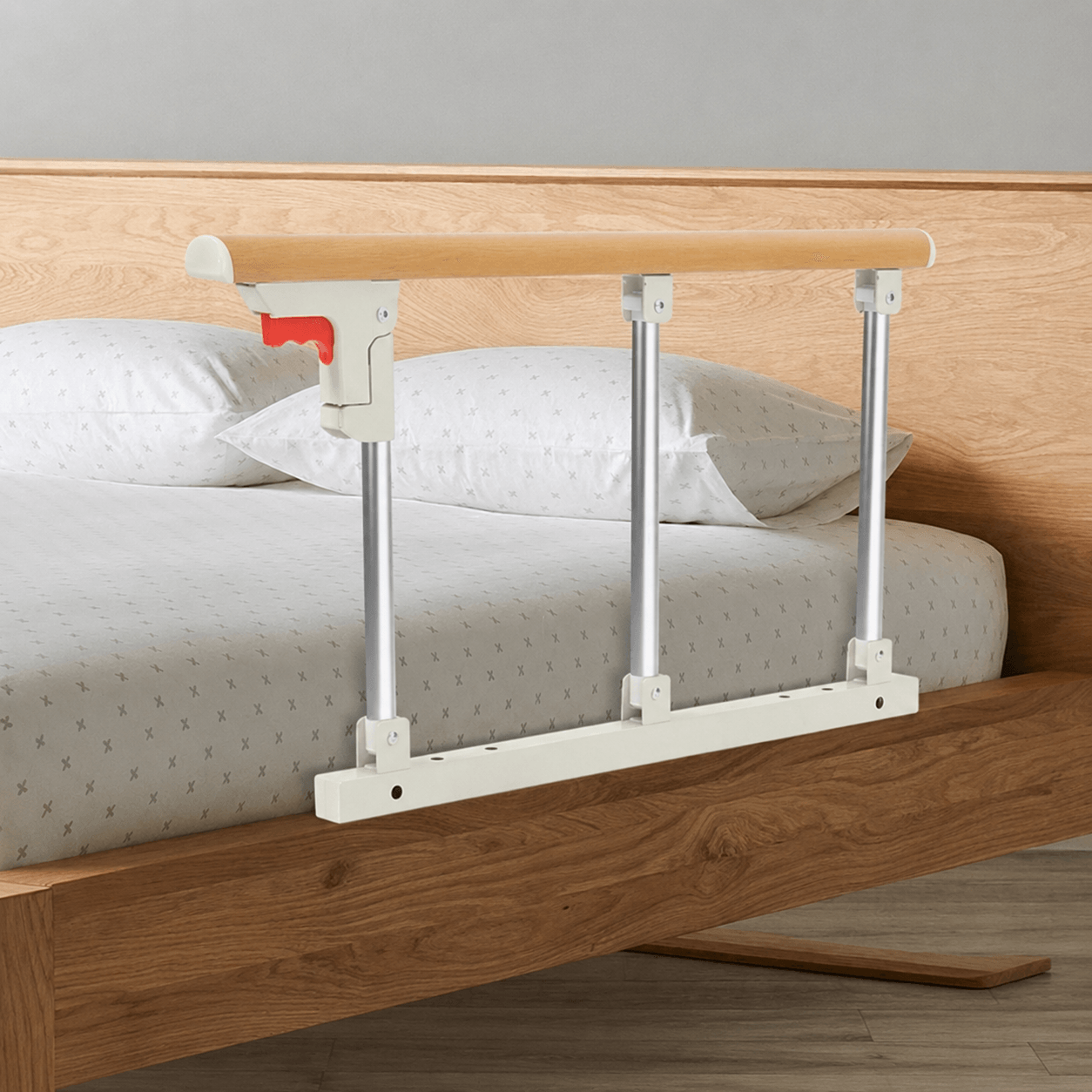 premium folding bed safety rails for elderly adults assist handle grab bars