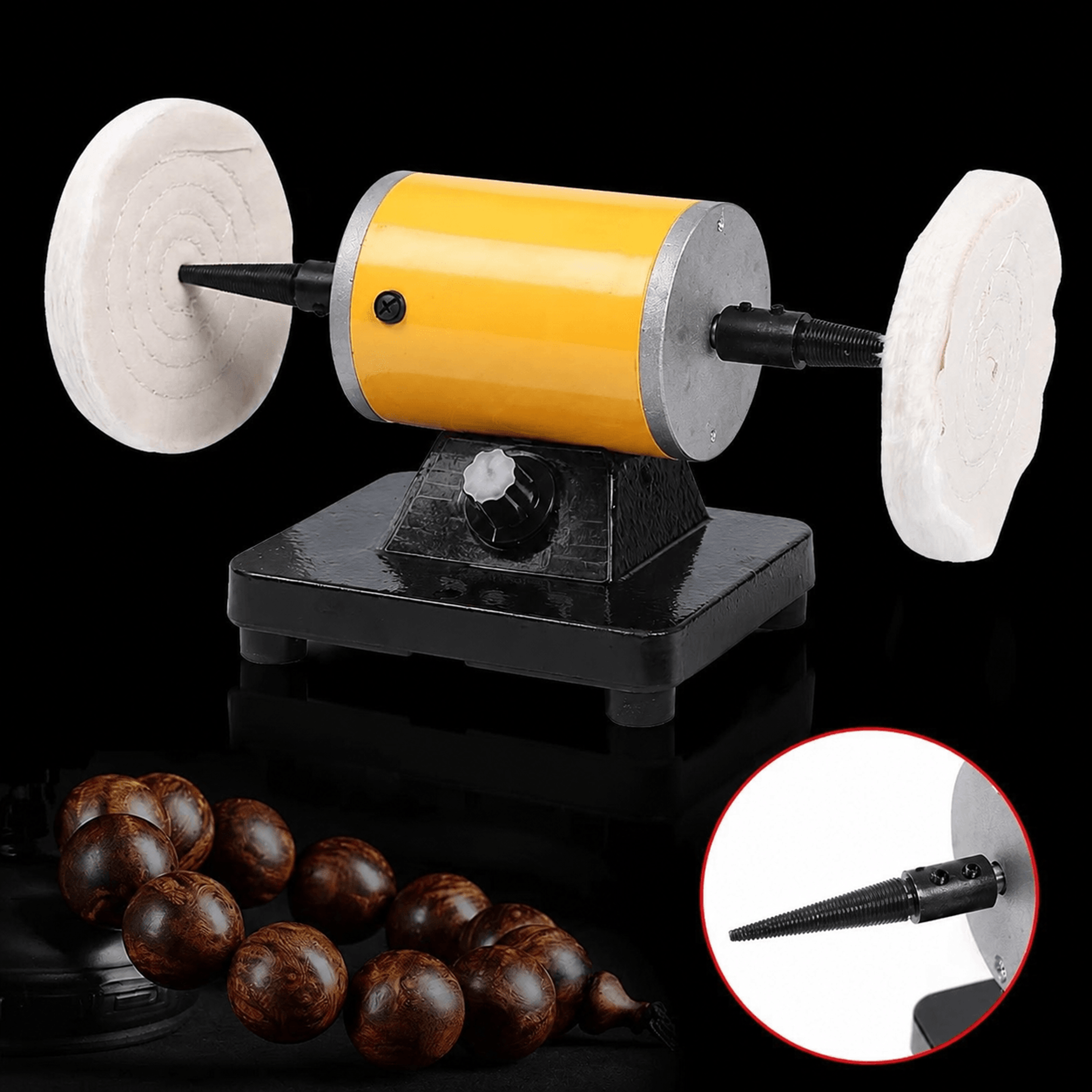 professional bench polisher jewelry polishing machine & buffer grinder lathe tool for metal finishing