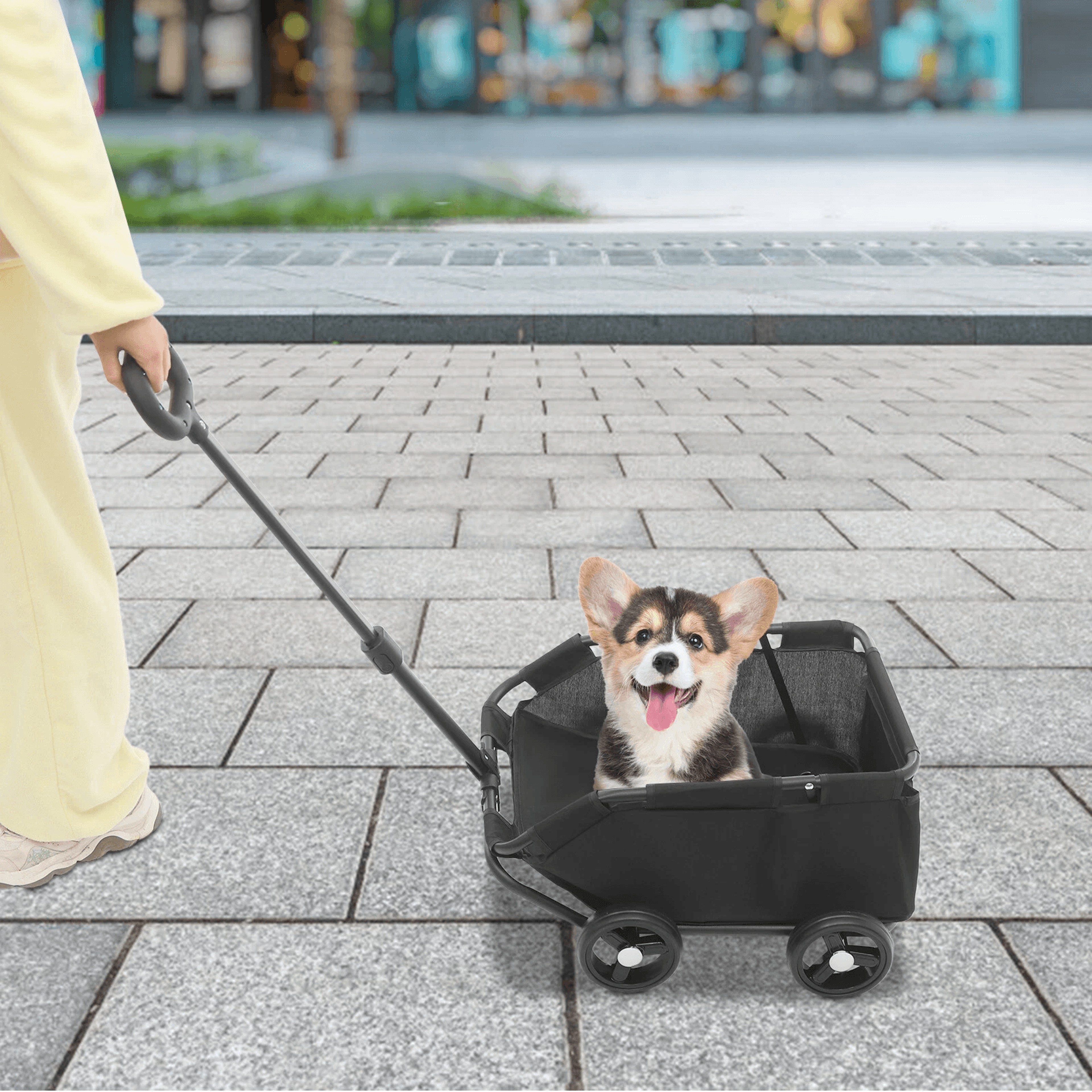 portable folding dog stroller cart wheel pet travel stroller for small dogs