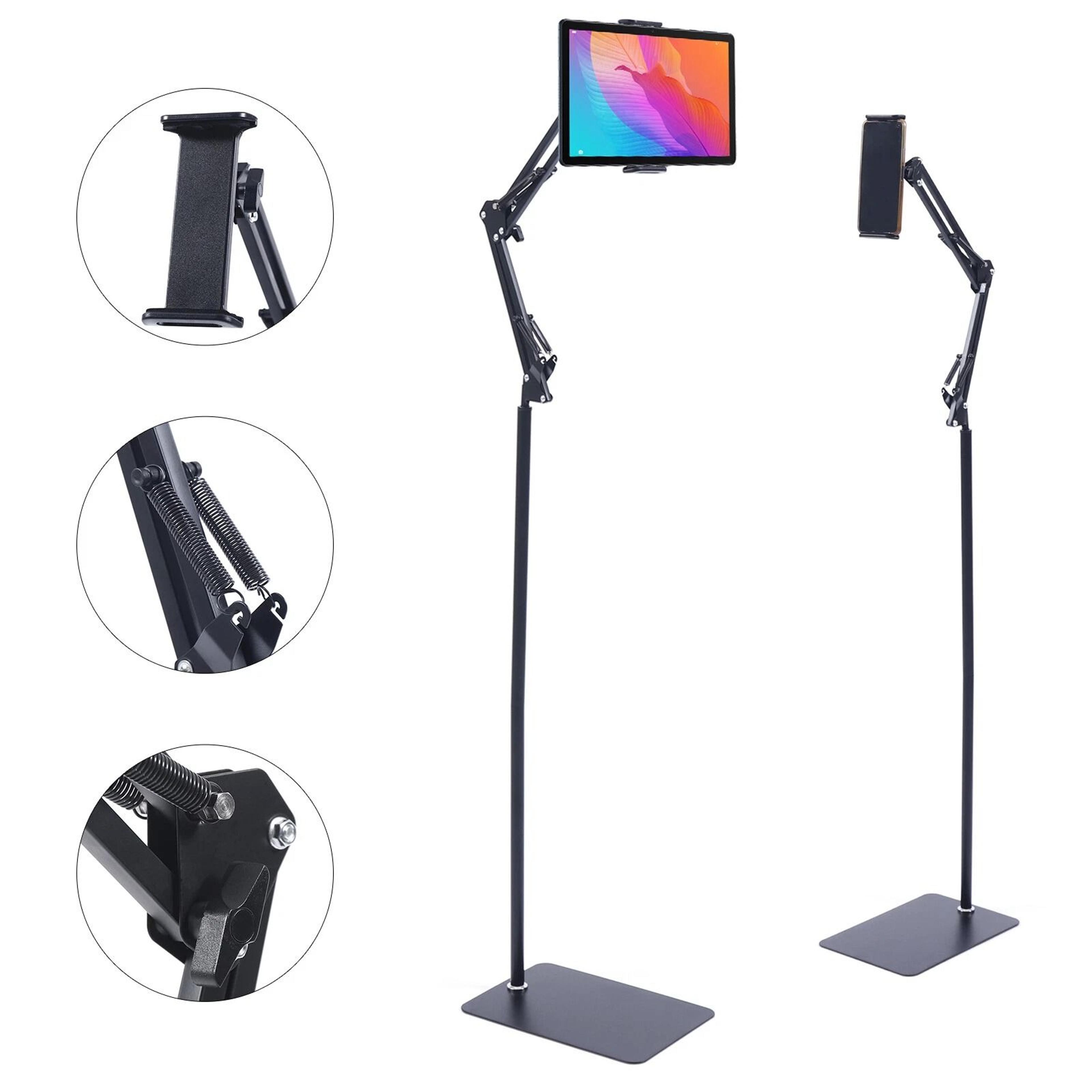 universal adjustable tablet & phone stand premium universal tablet floor stand for ipad & mobile