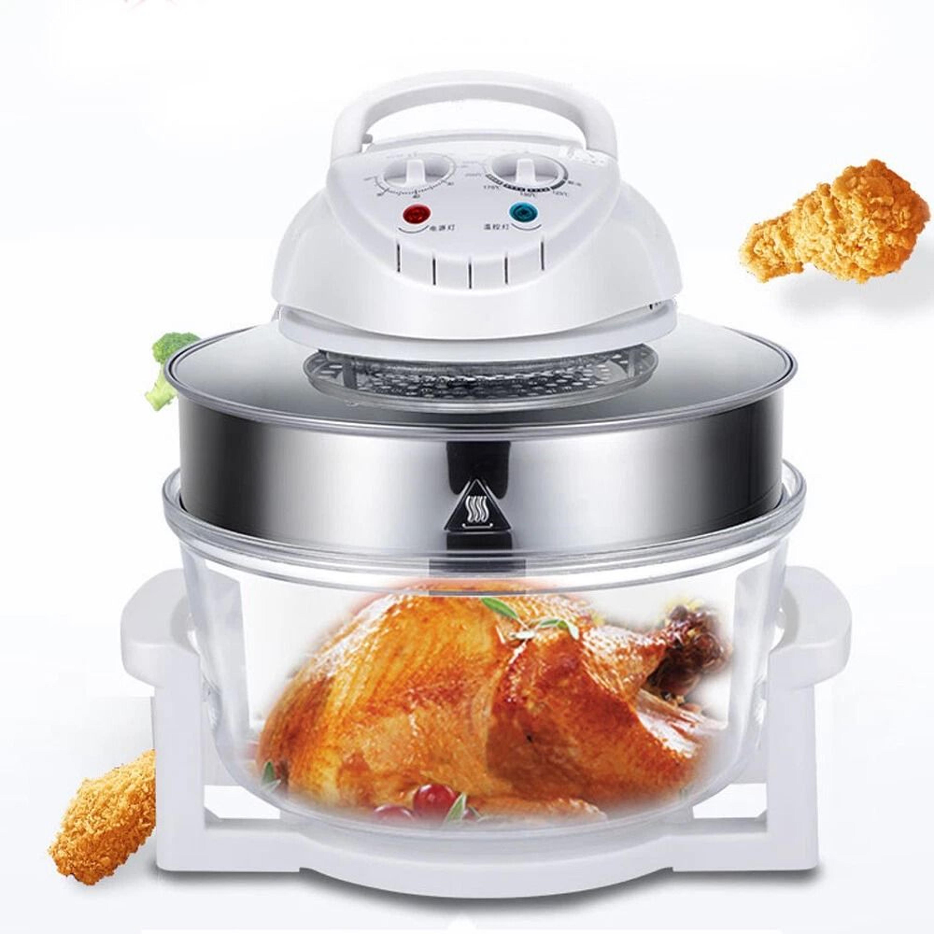 glass air fryer convection oven with infrared heating