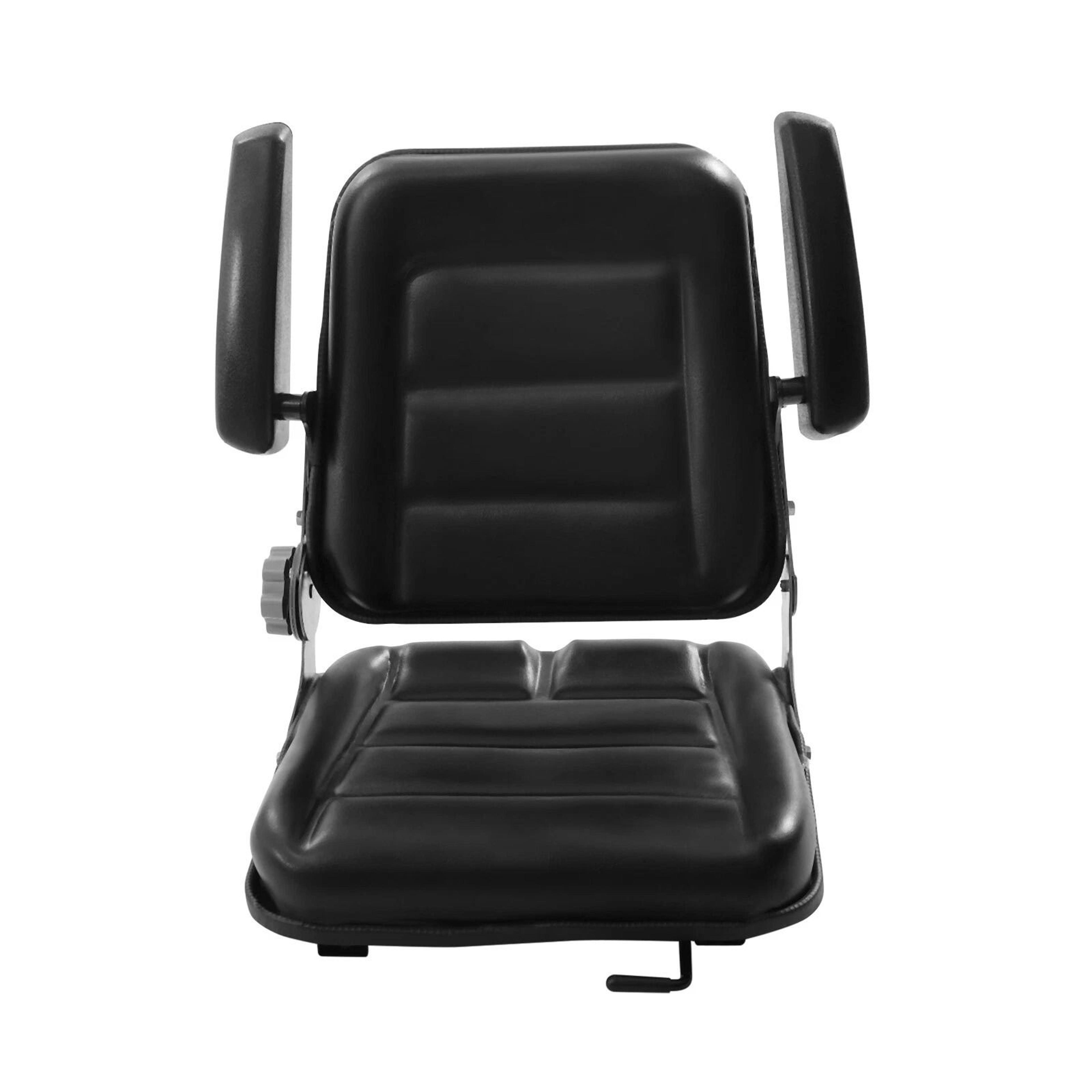 universal comfortable tractor & universal forklift seat with adjustable backrest seat replacement for lawn mower