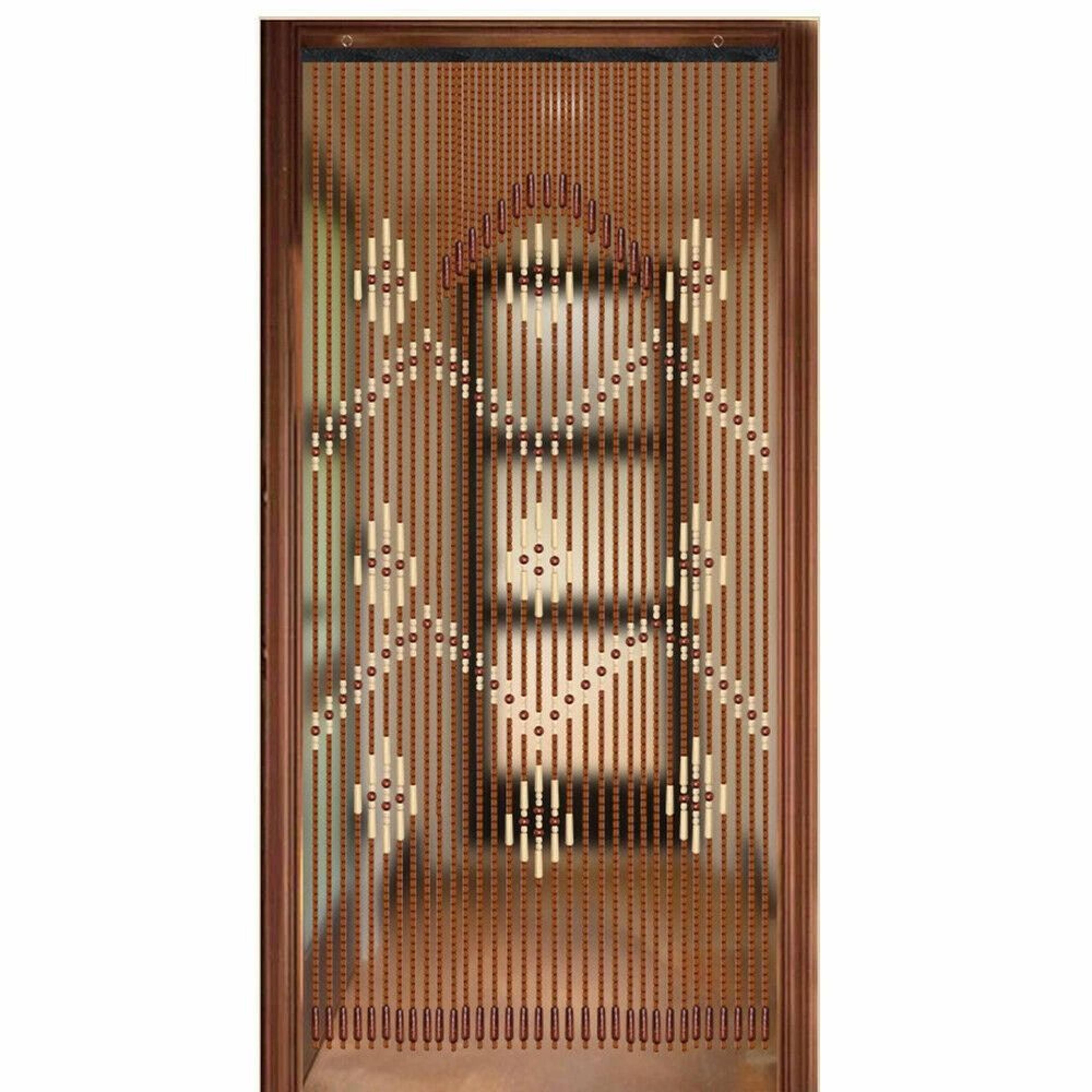 premium bamboo wooden bead curtain for doorway line beaded curtain decor