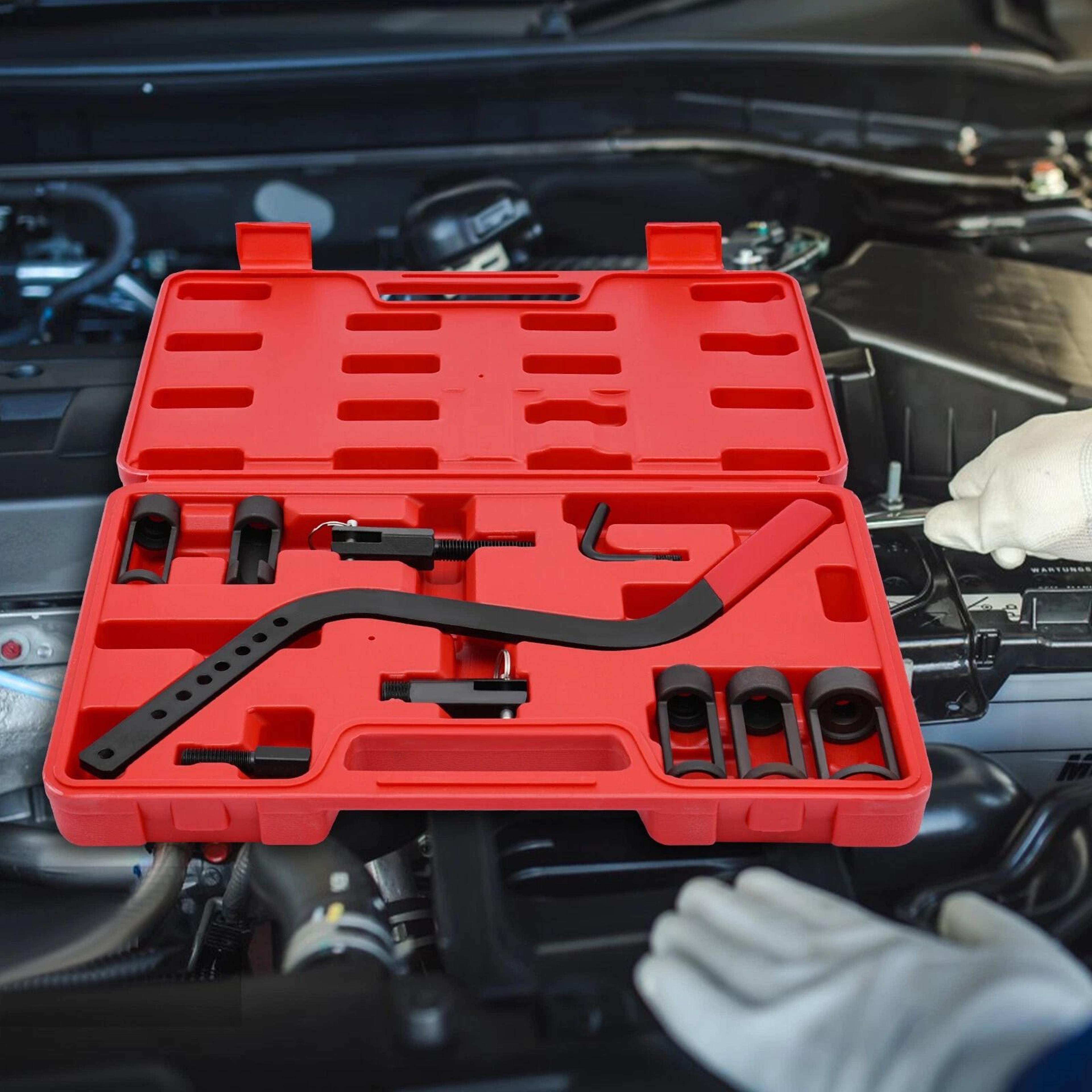 premium manual valve spring compressor kit engine valve spring remover & automotive valve spring tool