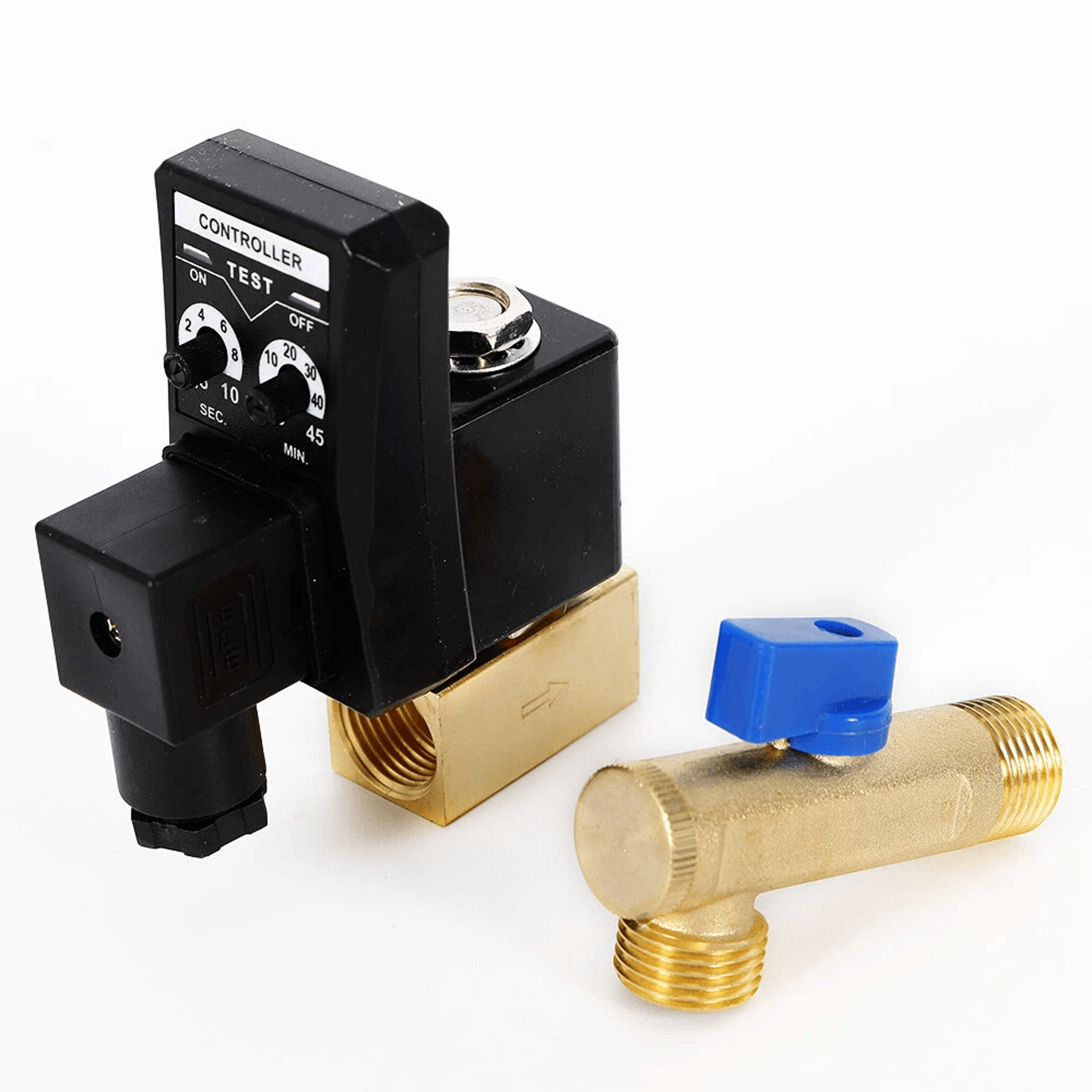 premium electronic timed drain valve for air compressors automatic condensate removal