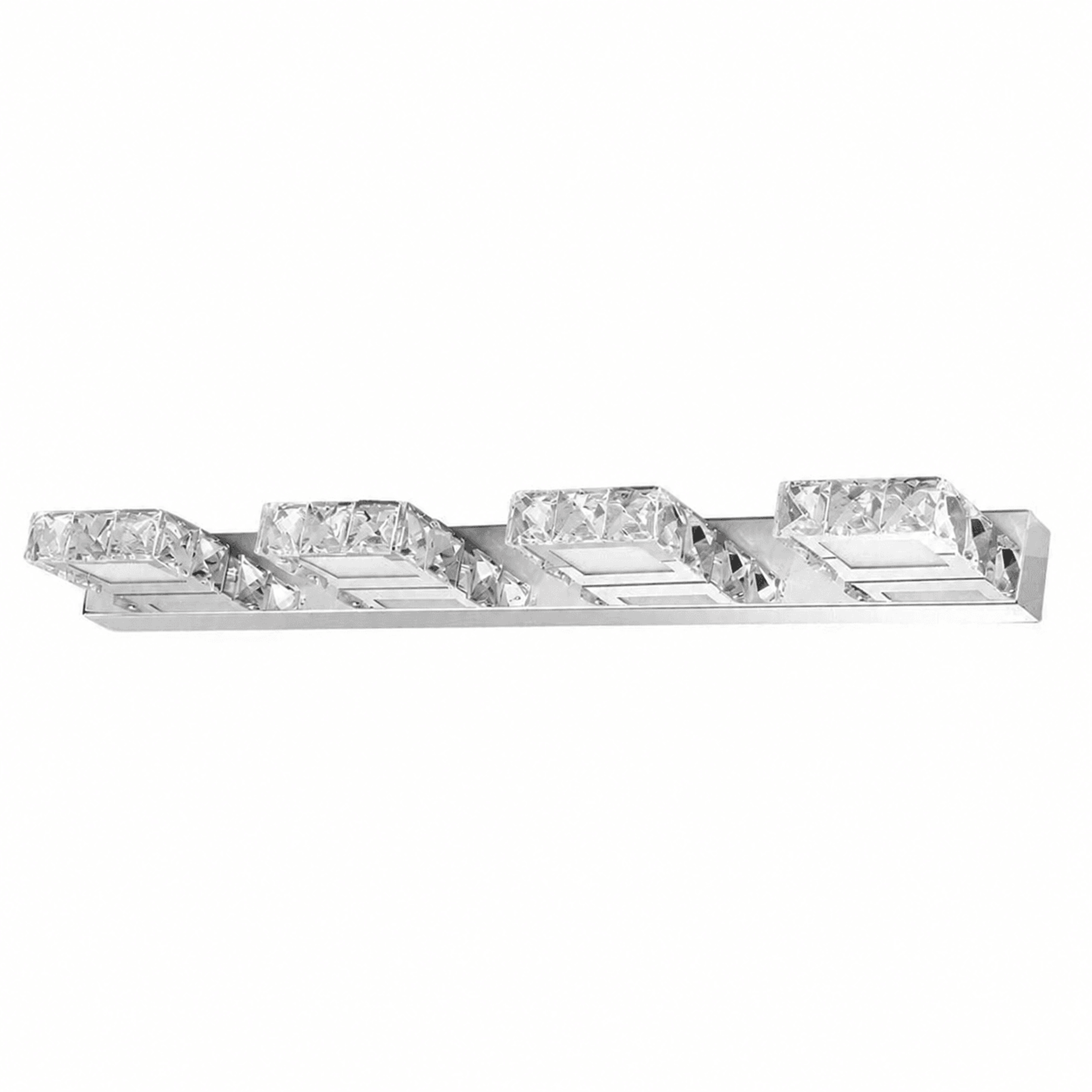 modern led bathroom vanity light with crystal accents light over mirror wall sconces